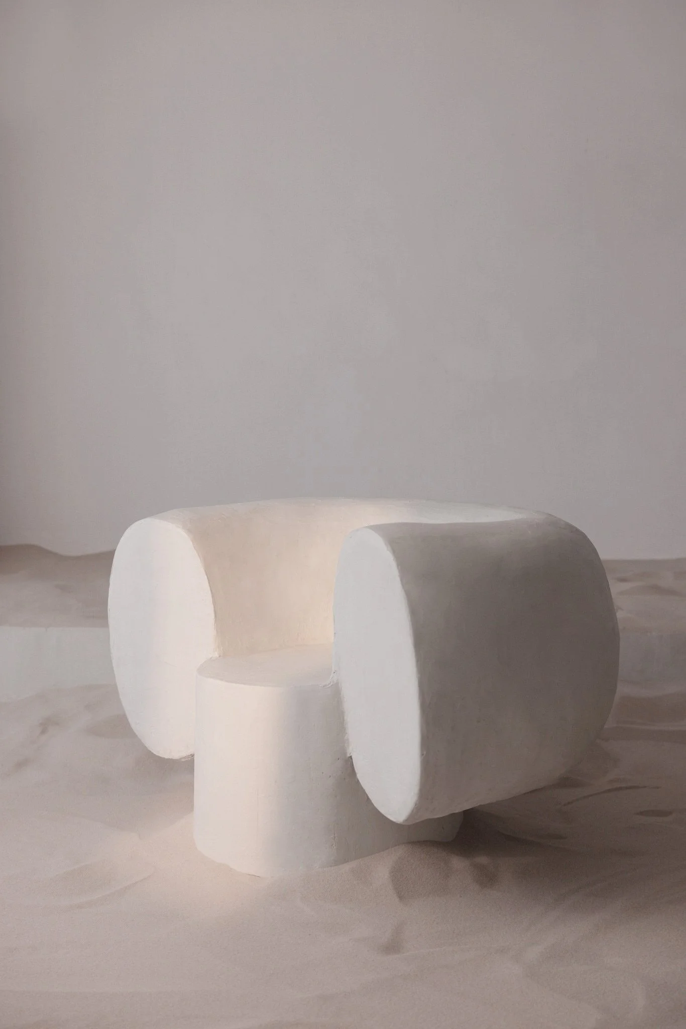 Collectible sculptural chair designed as functional art for high-end interior design projects
