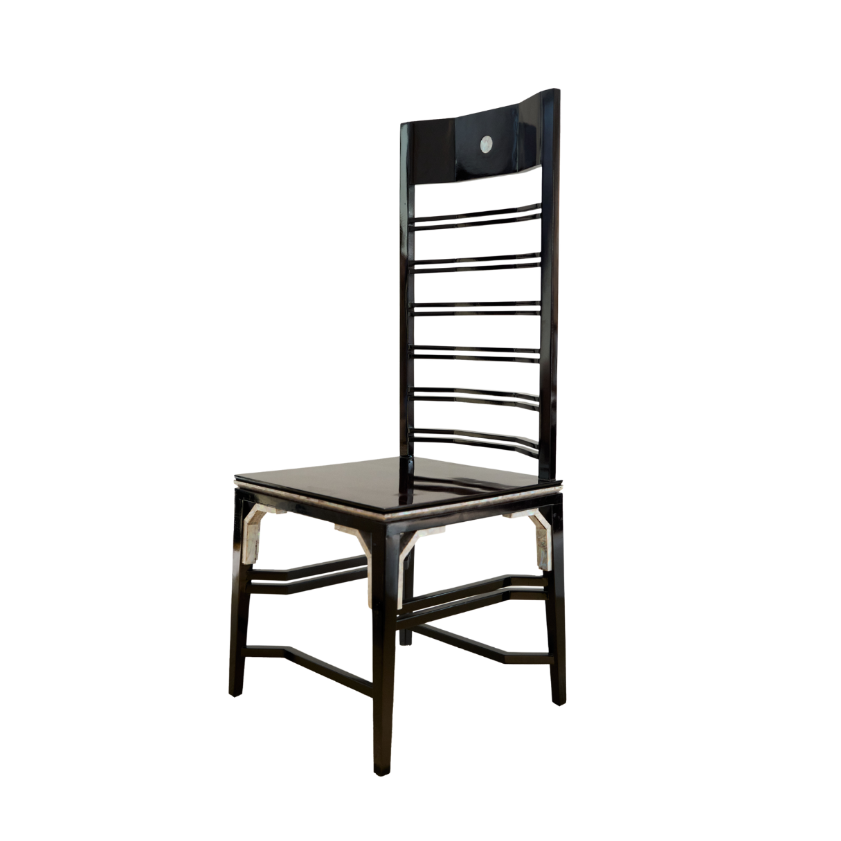 Lamp-Hanger Chair by ARTEMPO, contemporary reinterpretation of the Ming Denggua Yi.