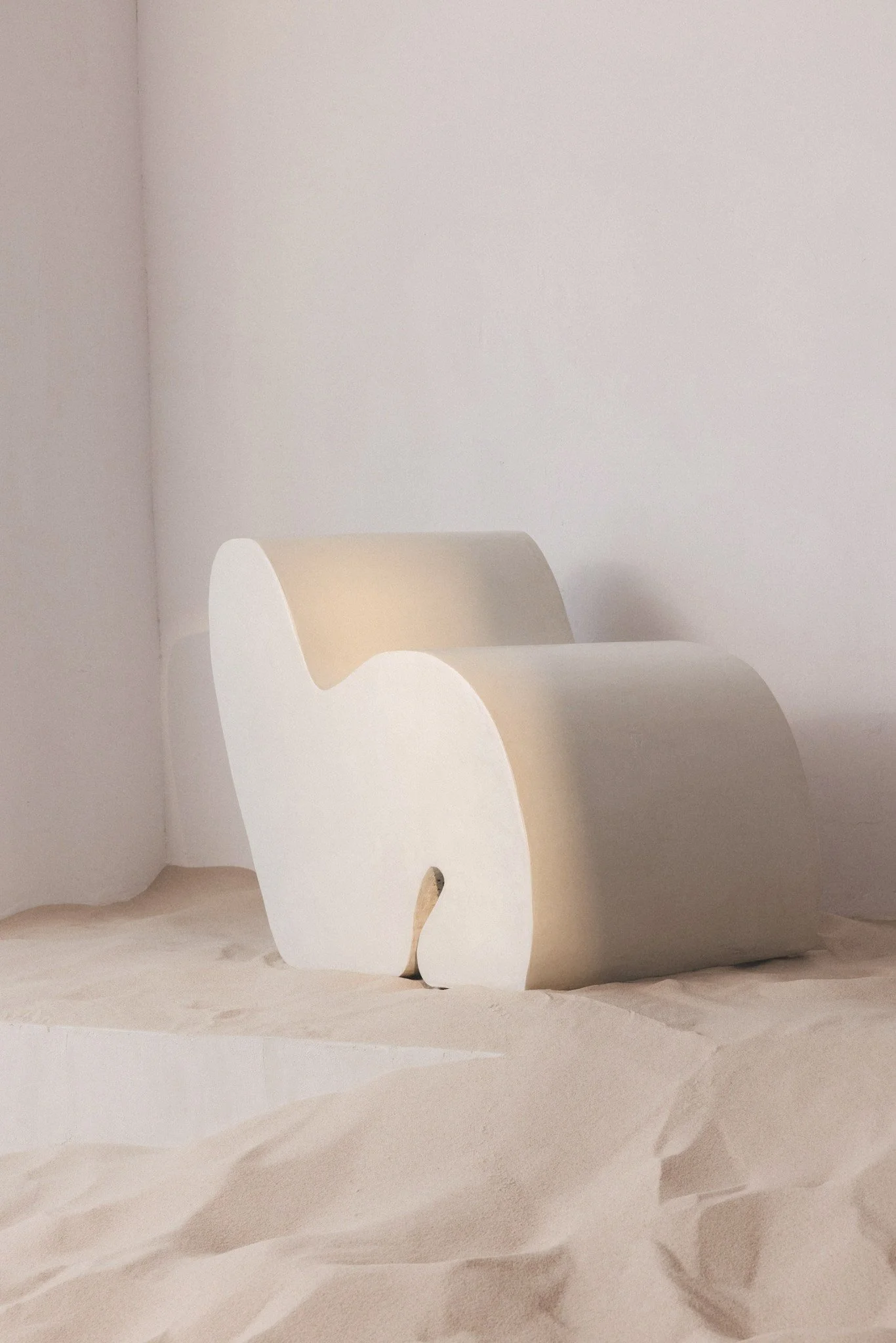 Artistic sculptural seating piece created for collectors and contemporary design interiors designed by ITS A MOOD