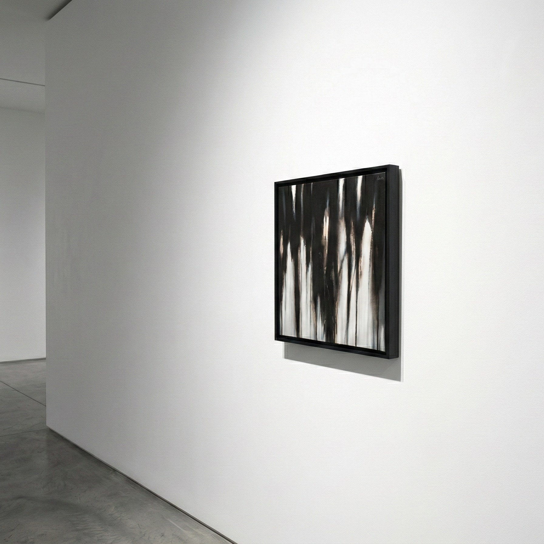 Contemporary abstract painting by Jimmy Lenis vertical composition