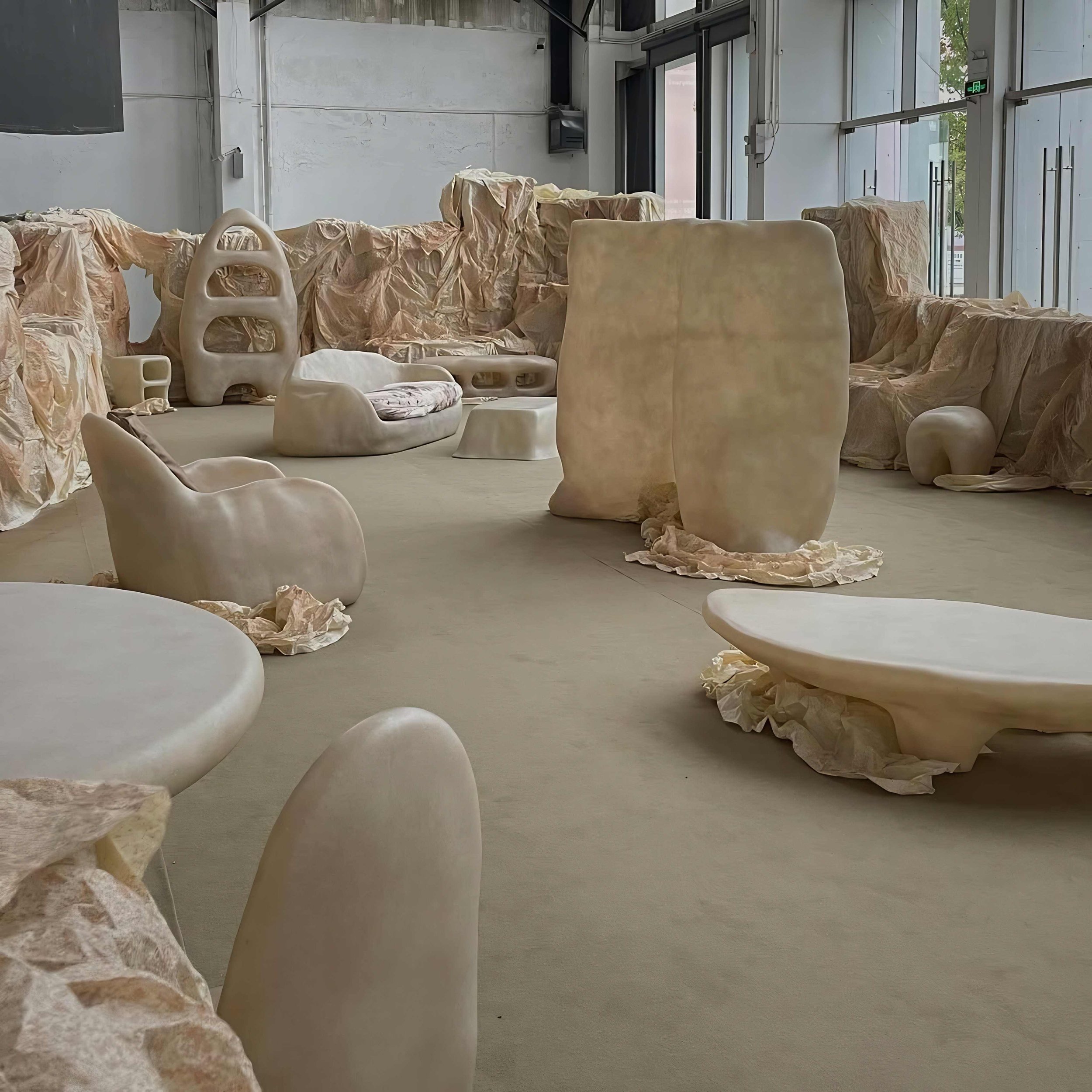 Kar Studio sculptural furniture brand resin chair collectible design gallery context