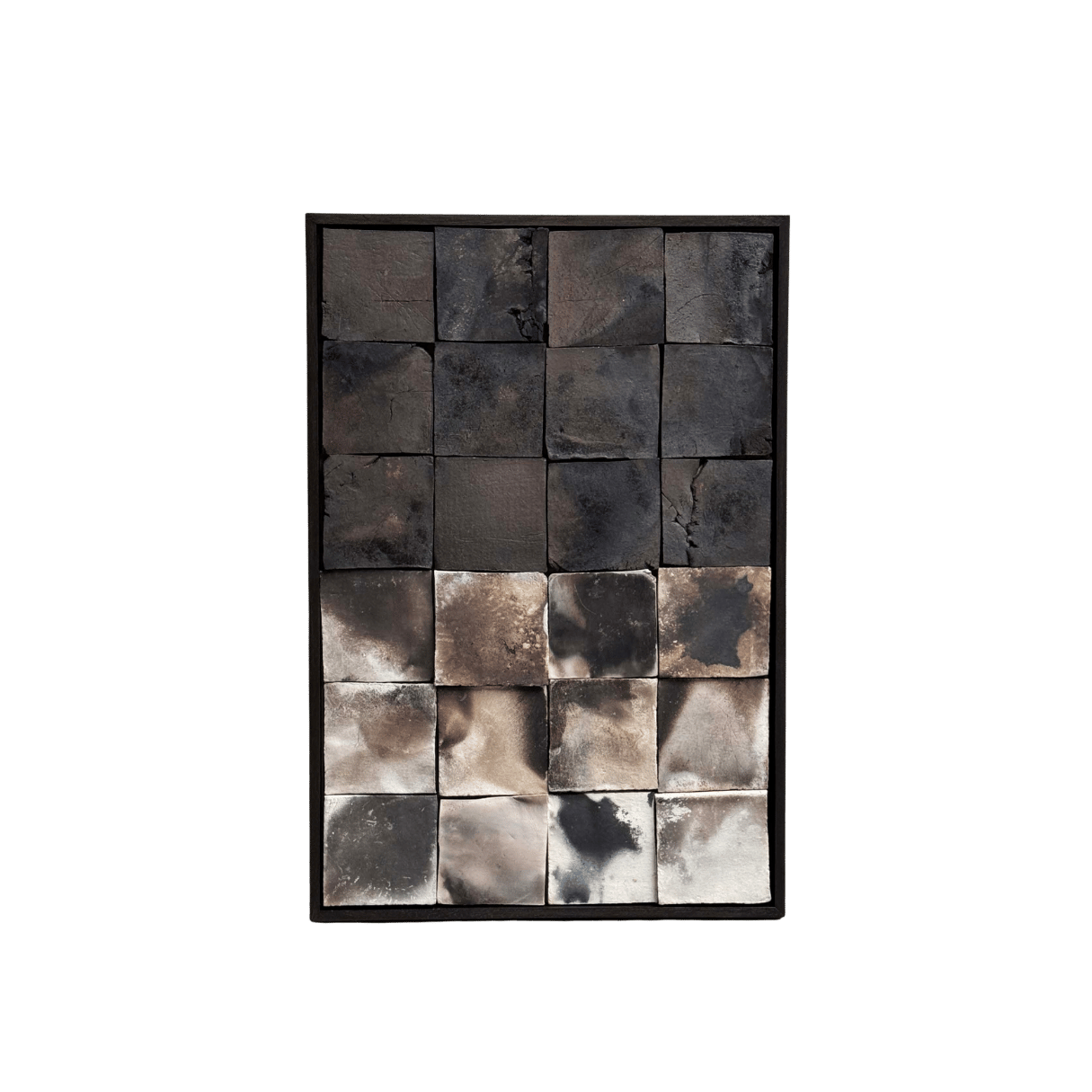 Bright Dark wall sculpture by Yoyo Balagué in ceramic at EAST WEST SPACE Art Gallery