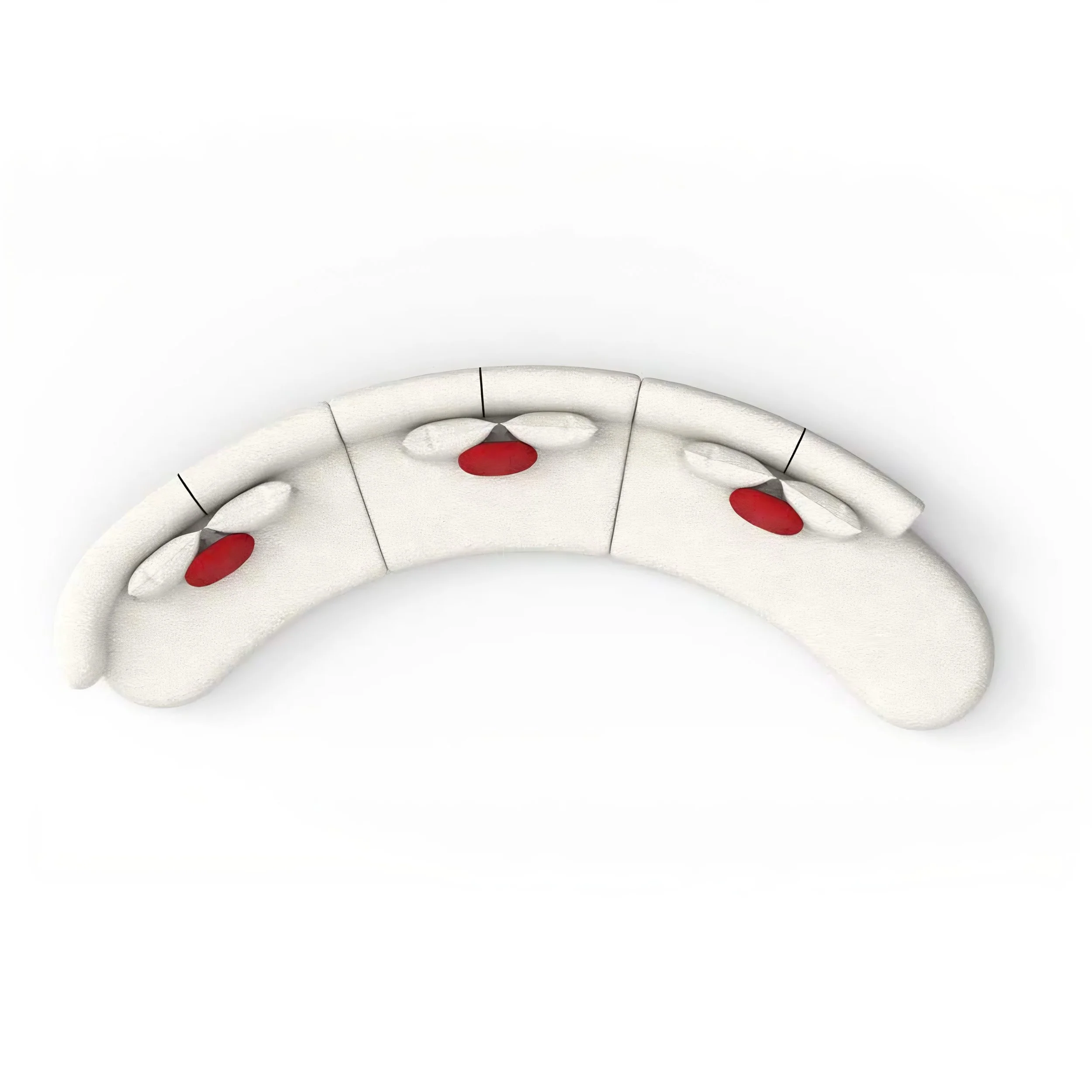 Luxury modular seating system with customizable configurations