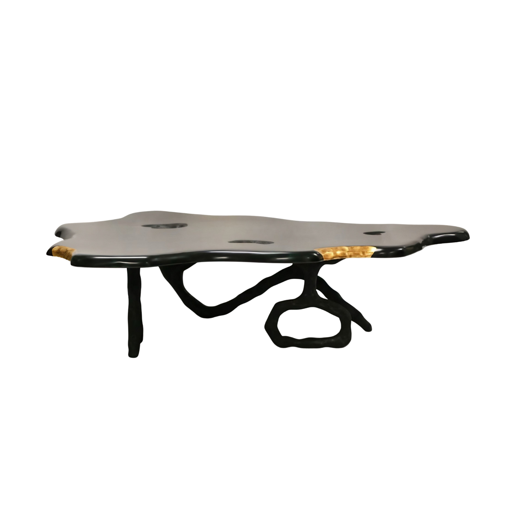 Asymmetrical Table by Jiaying Xu contemporary Chinese lacquer collectible design