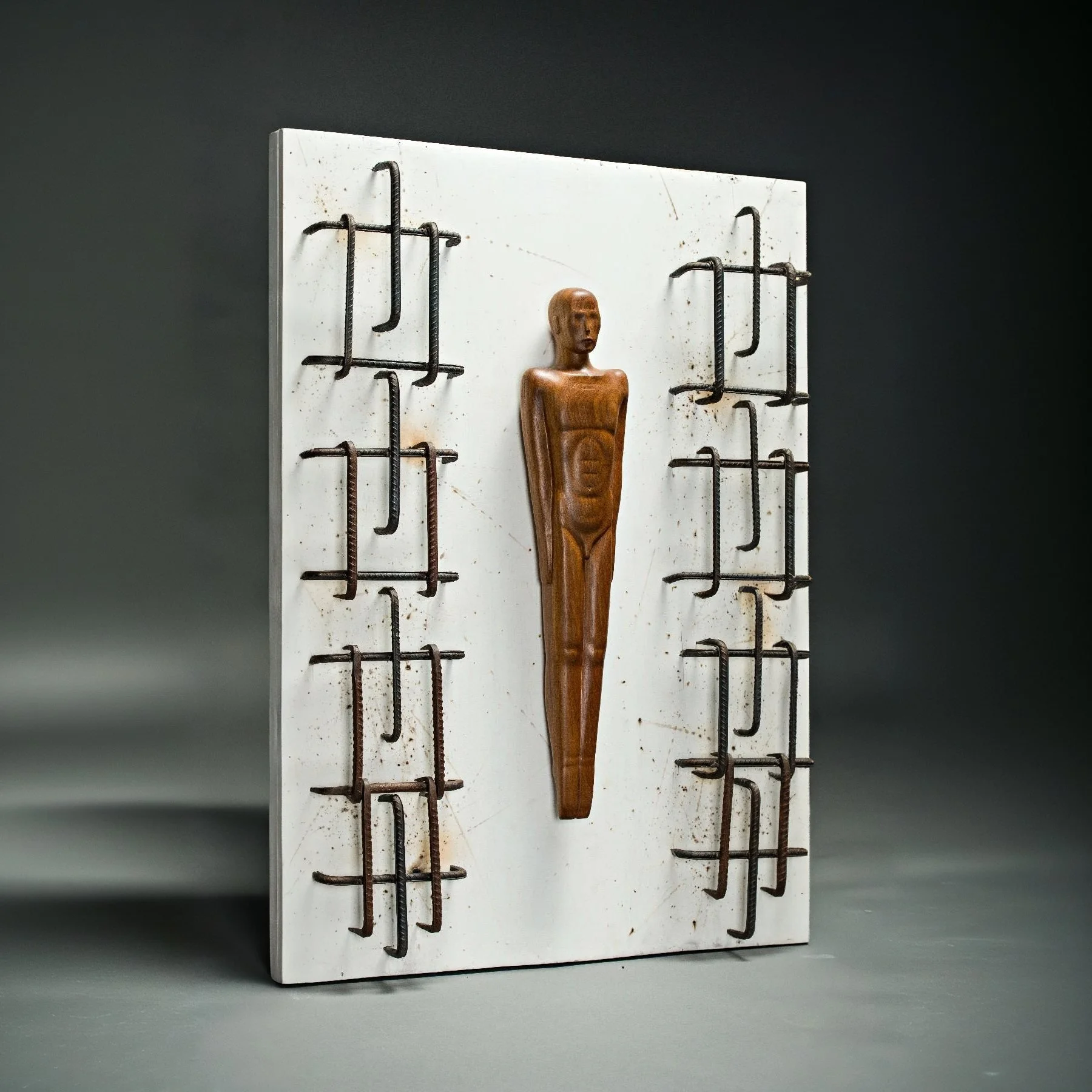 Contemporary Asian art sculpture crafted in Chinese lacquer