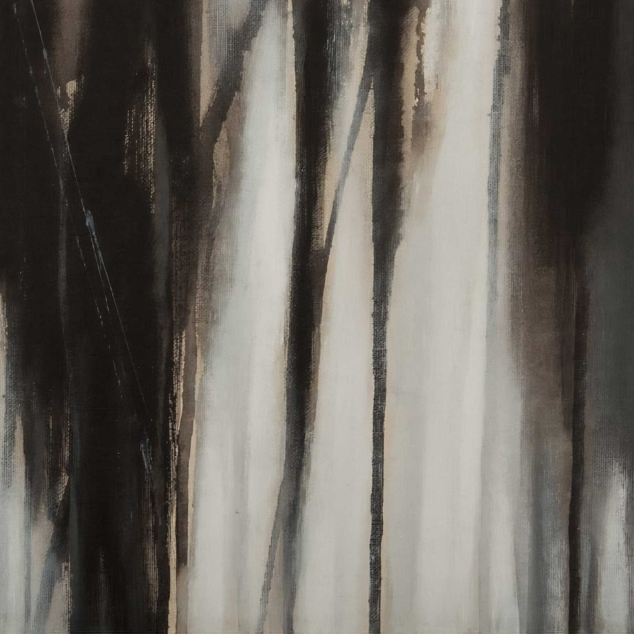 Prontuario Imaginario series artwork dark vertical strokes