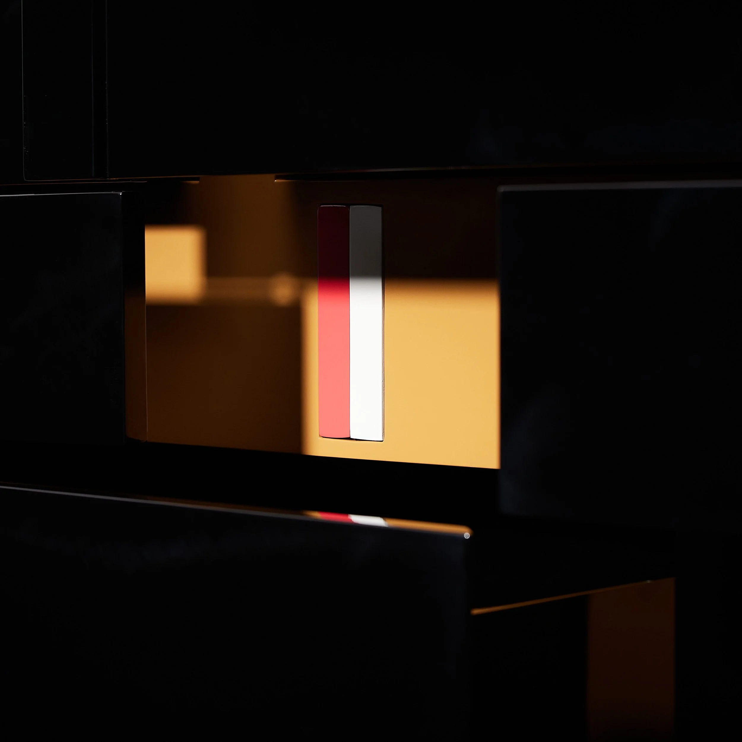 Modern collectible furniture piece inspired by free-plan architecture, ARTEMPO design.