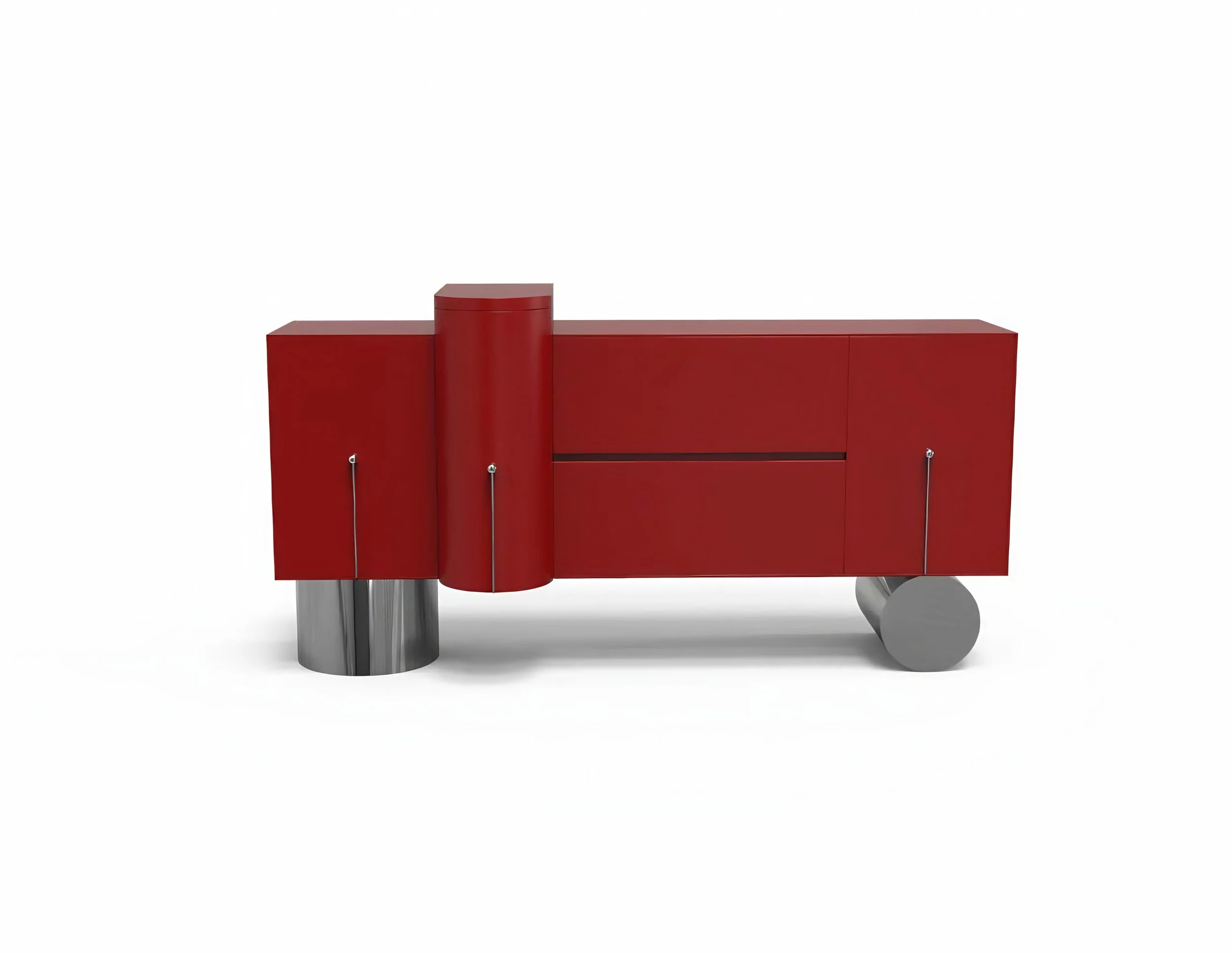 Contemporary lacquered furniture piece for high-end residential spaces