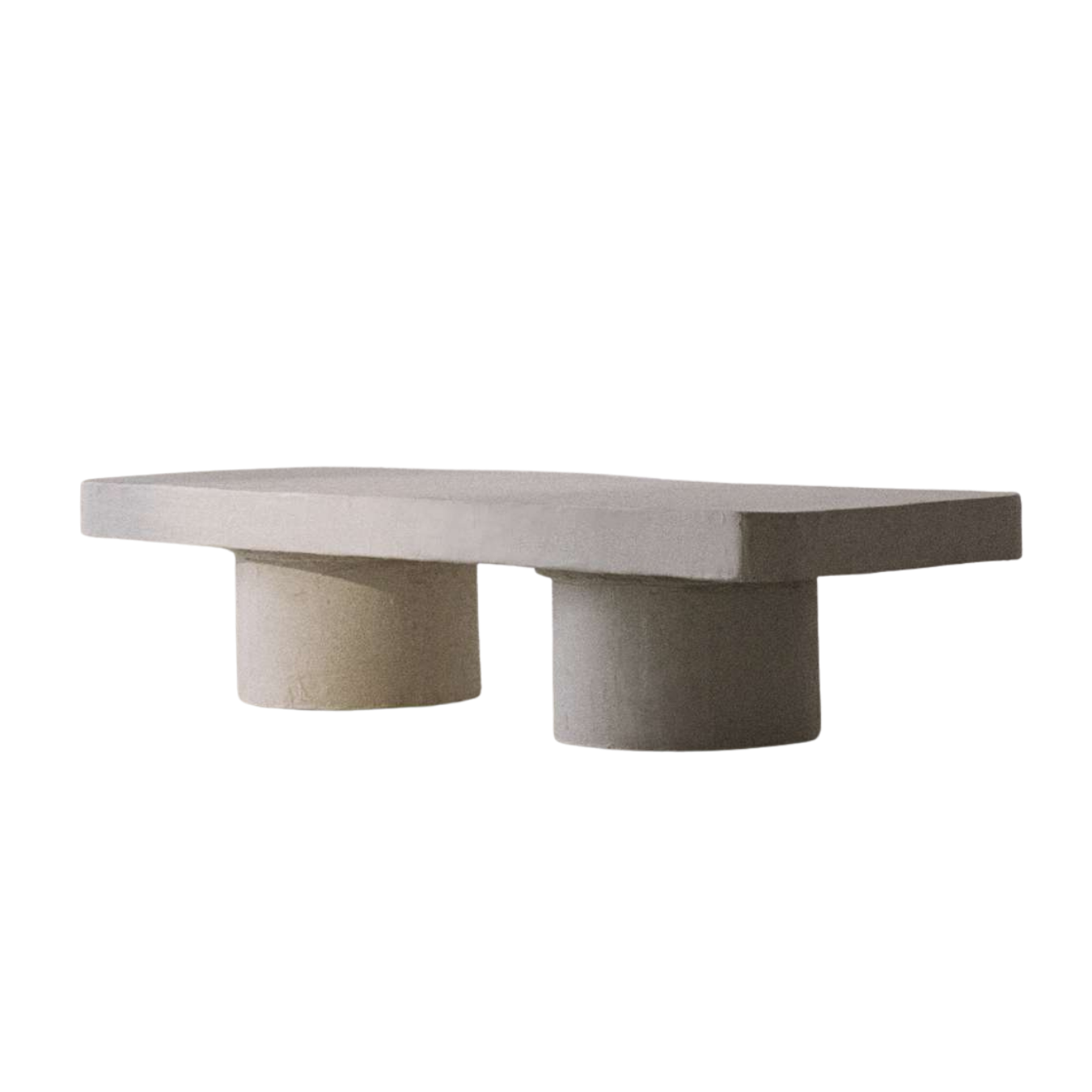 Sculptural microcement coffee table Zén by ITS A MOOD handmade design