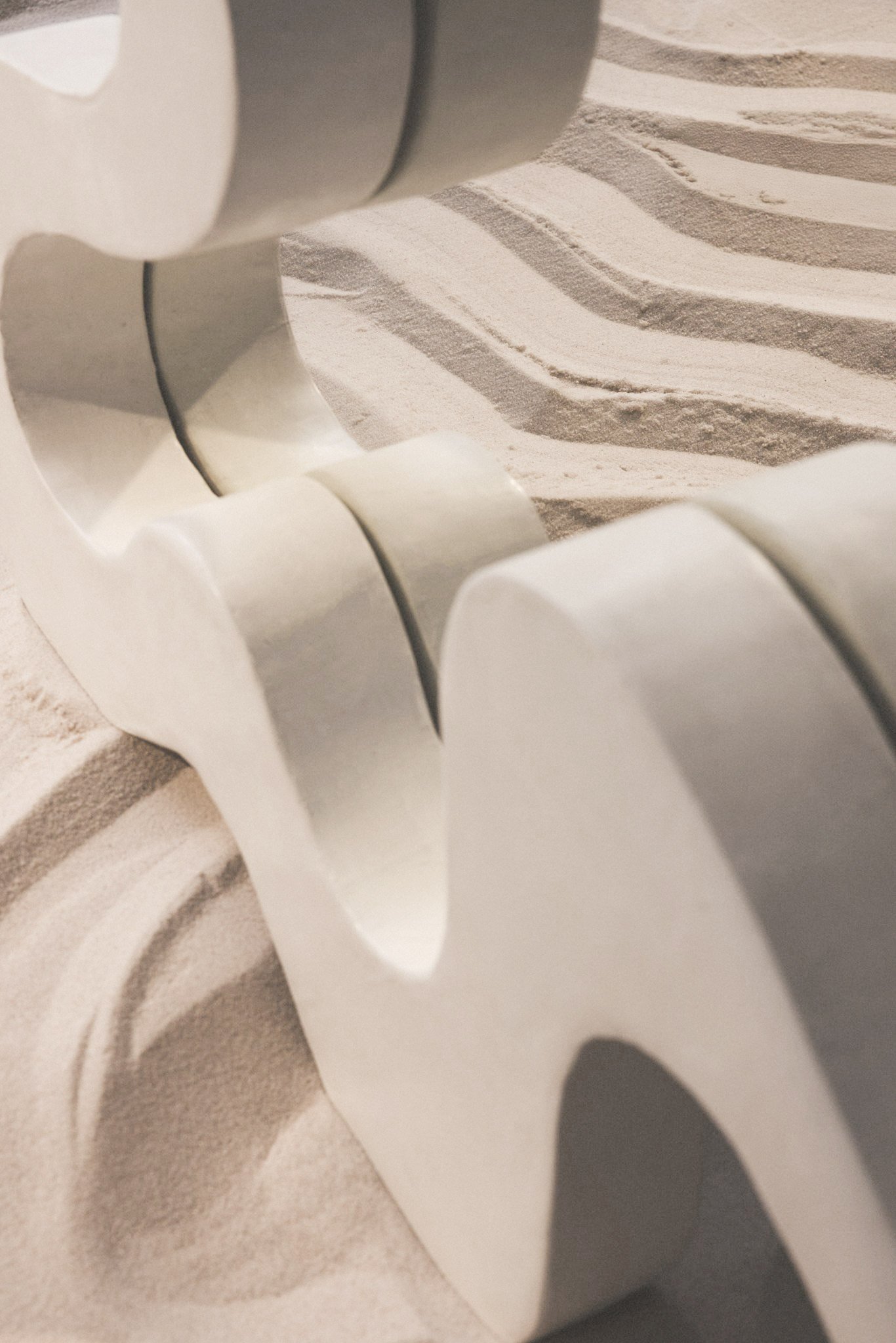 Sculptural decoration object designed as functional art for design-conscious interiors