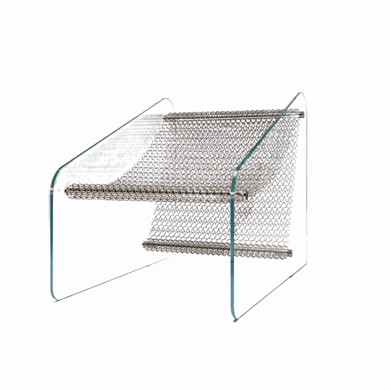 Metal Affaire armchair by Minimal Studio, collectible design seating at EAST WEST SPACE collectible design showroom