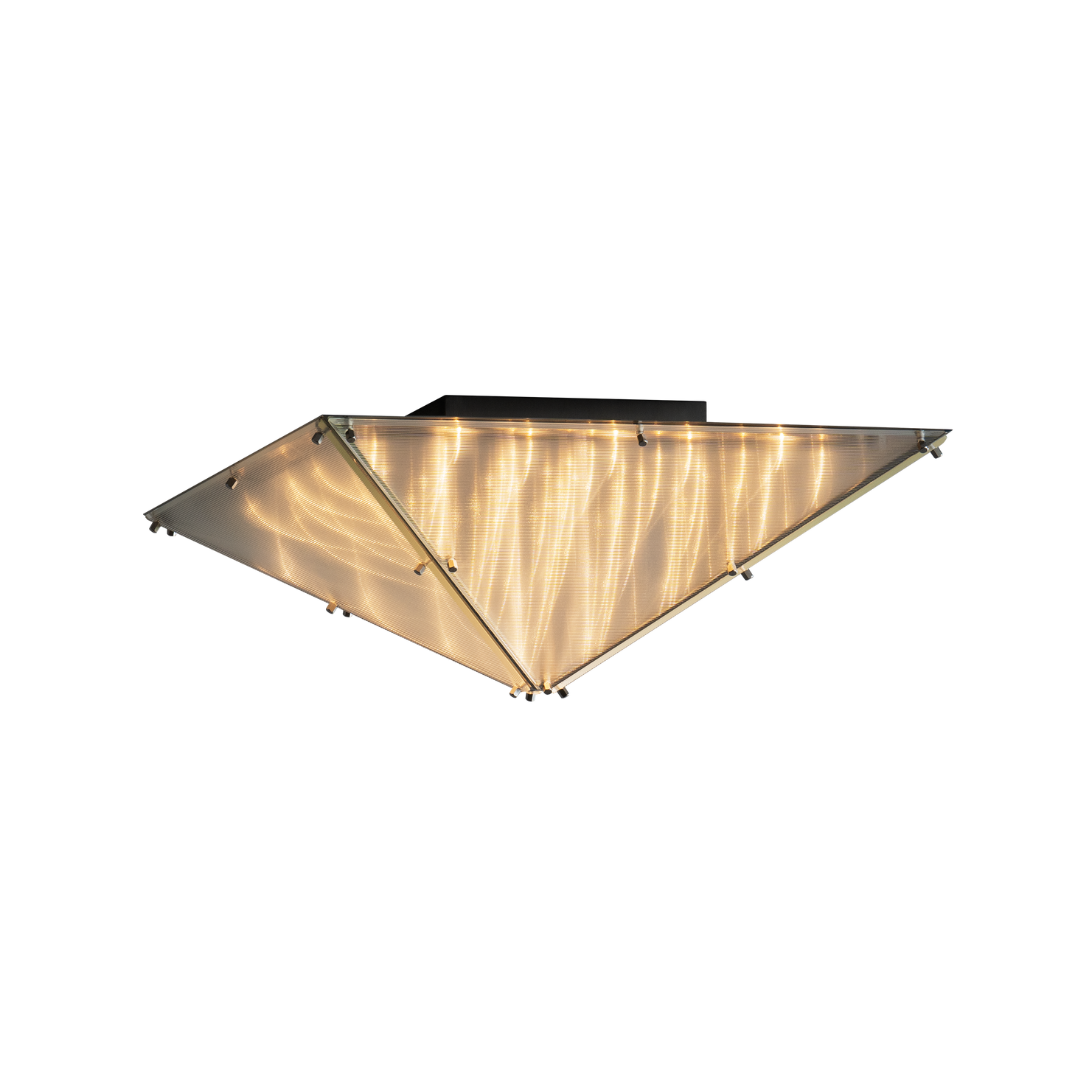 Warm glowing ceiling light Fragment 06 by Sing Chan at EAST WEST SPACE showroom.