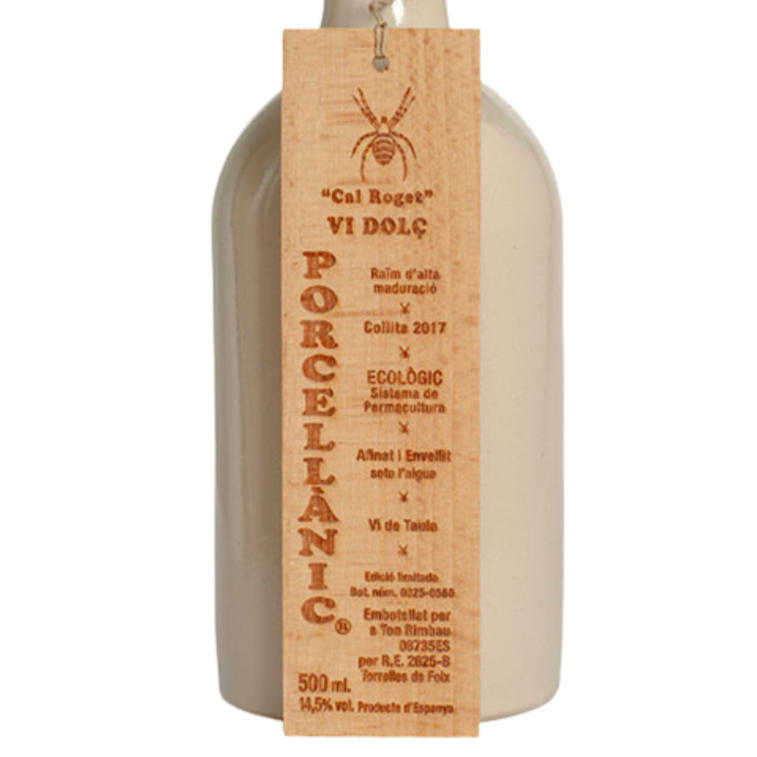 Ton Rimbau’s natural sweet wine 2017 made from overripe Macabeu and extreme biodynamic vineyard practices