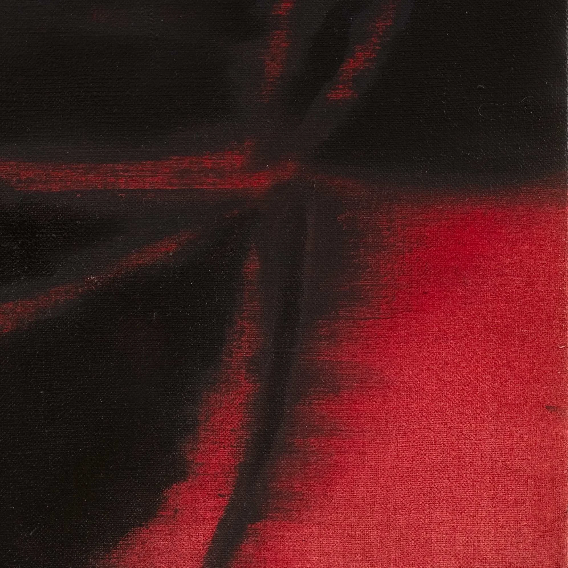 Bian Jing Petal 28 2025 acrylic on canvas square format abstract artwork