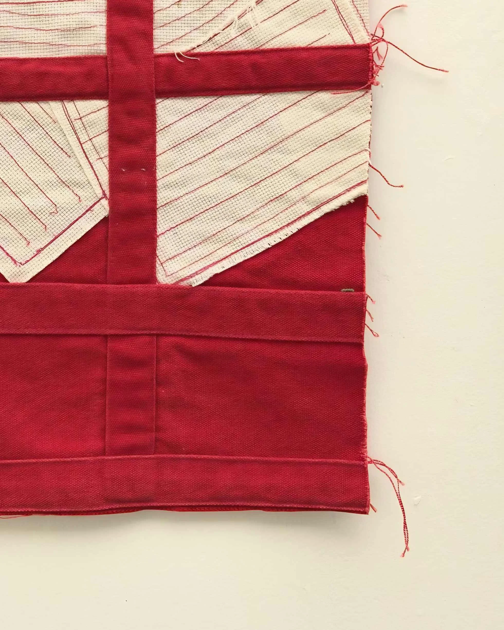 Sculptural woven artwork by Zhang Yonghong, collectible contemporary fiber art