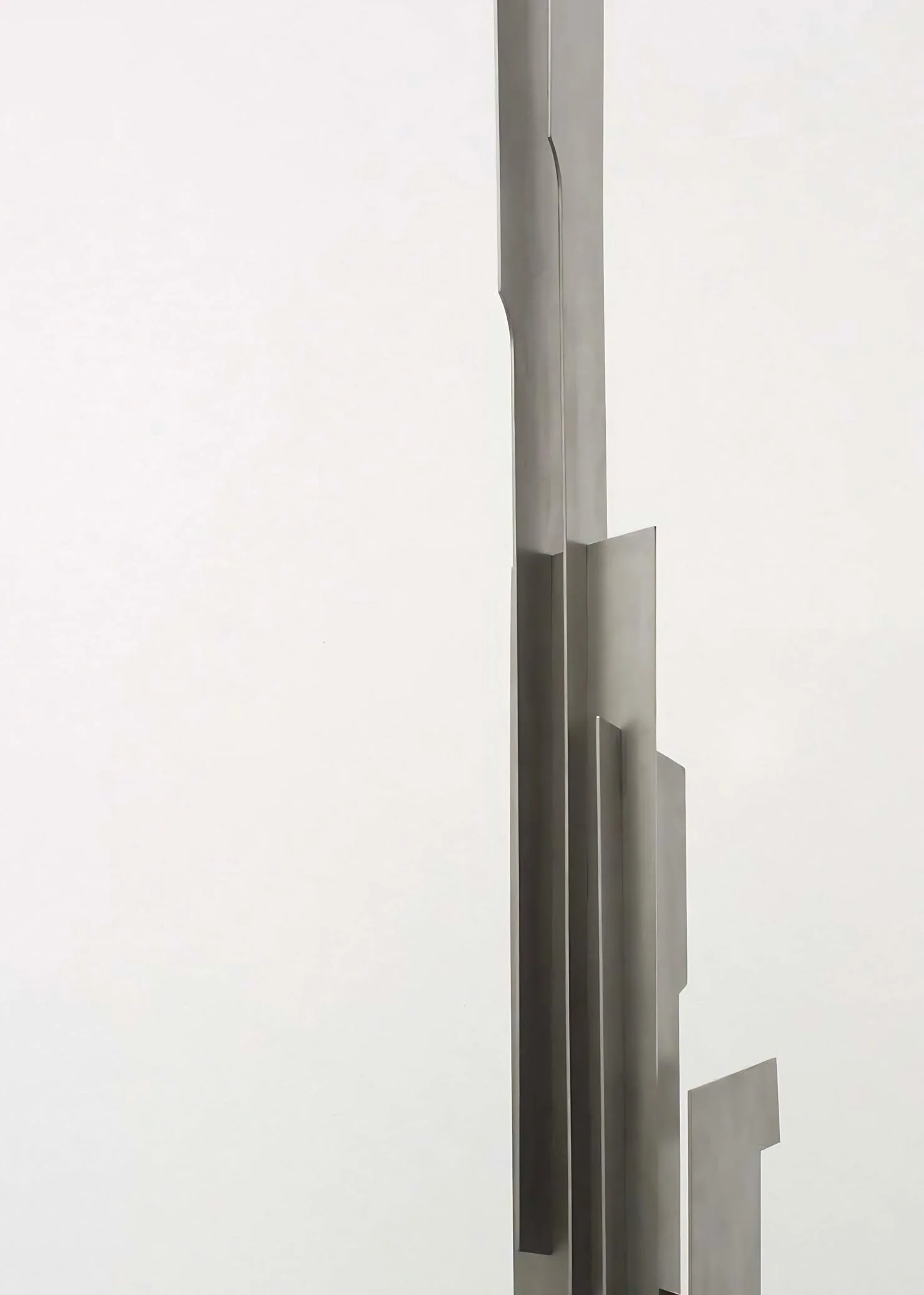 Detachable steel sculpture suitable for indoor and outdoor installation by Pablo Leonardo for EAST WEST SPACE