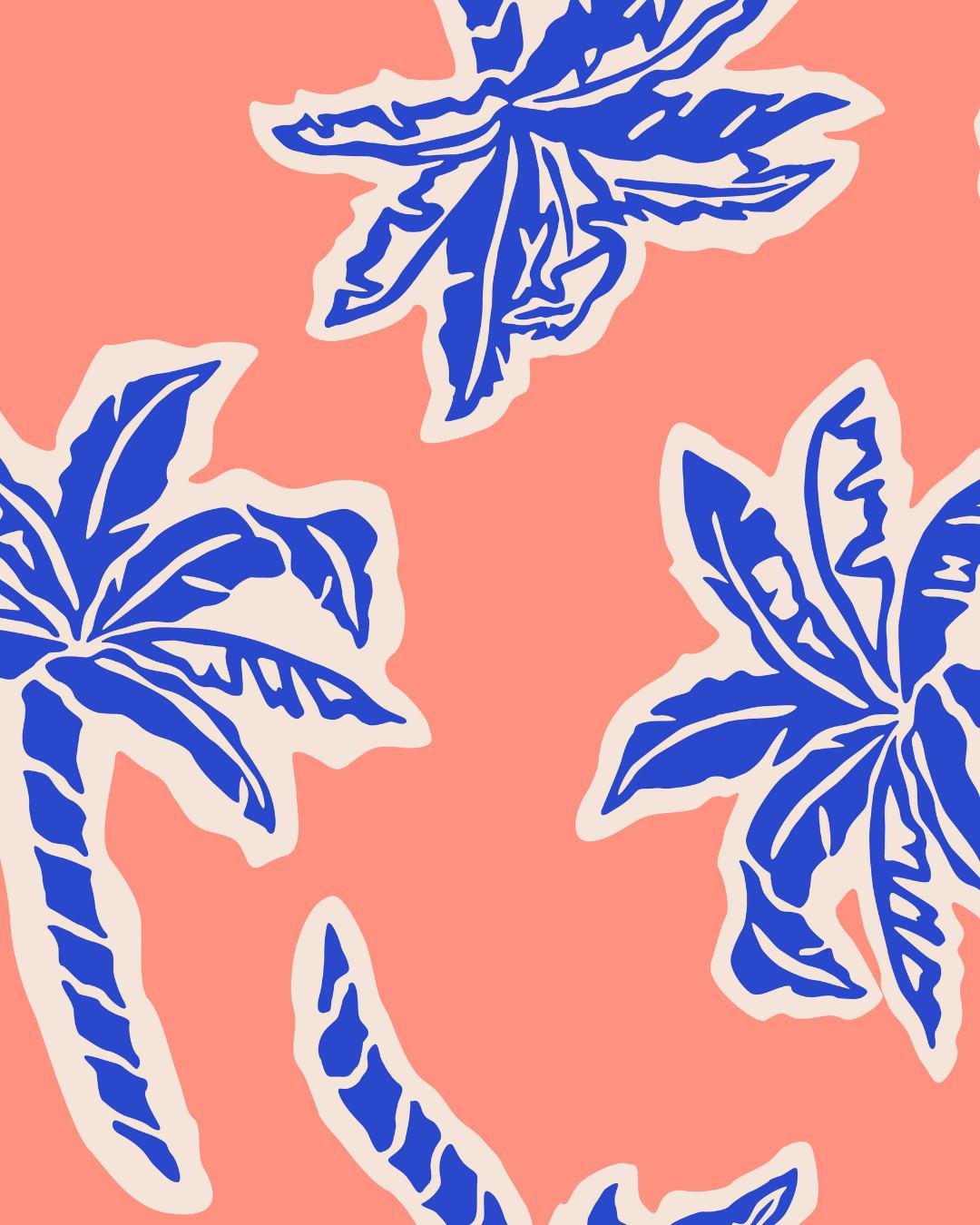 Bring on the sunshine - Happy first day of summer!  We love these summer feeling palm tree patterns- which one is your favorite?