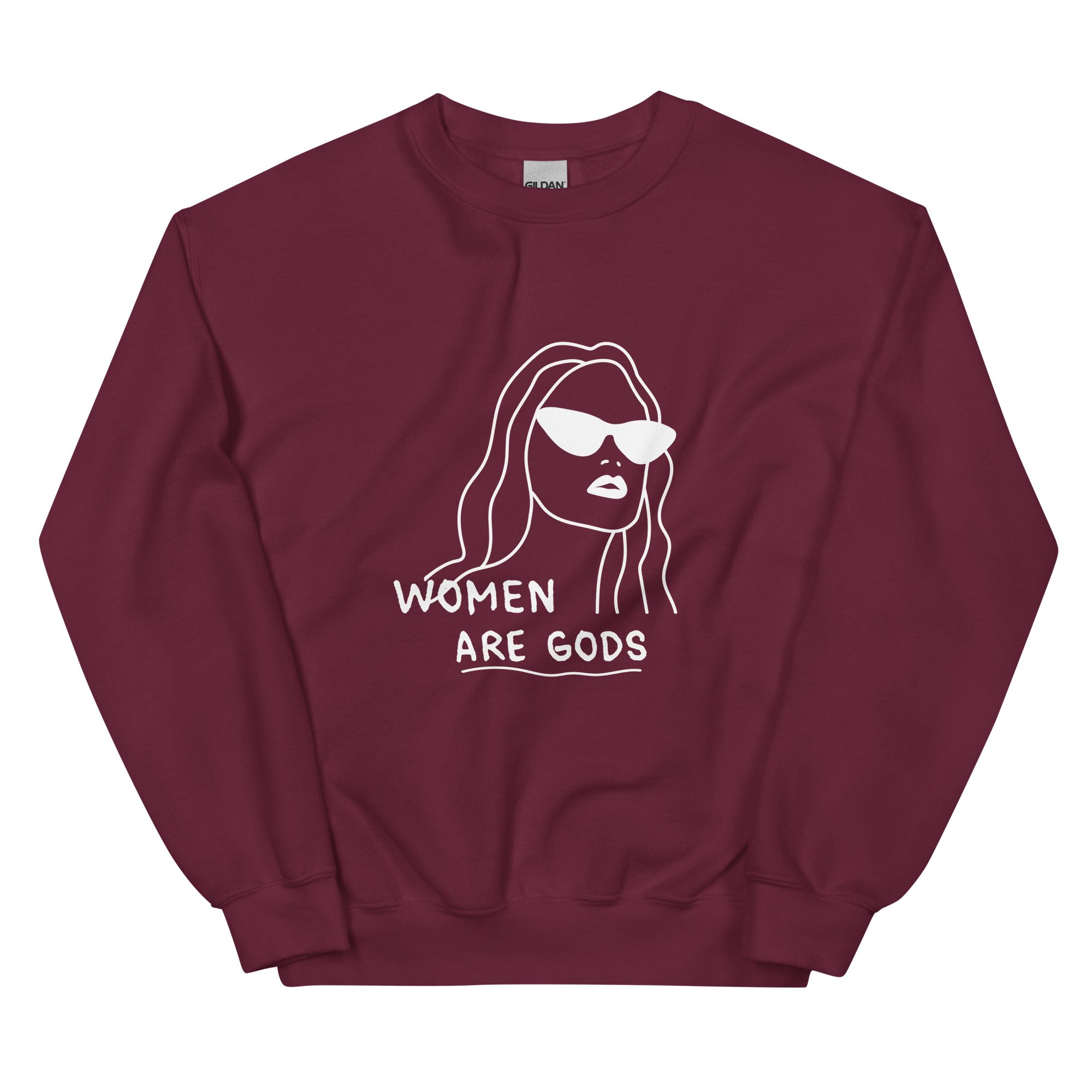 unisex-crew-neck-sweatshirt-maroon-front-66de1cdbcd274.jpg