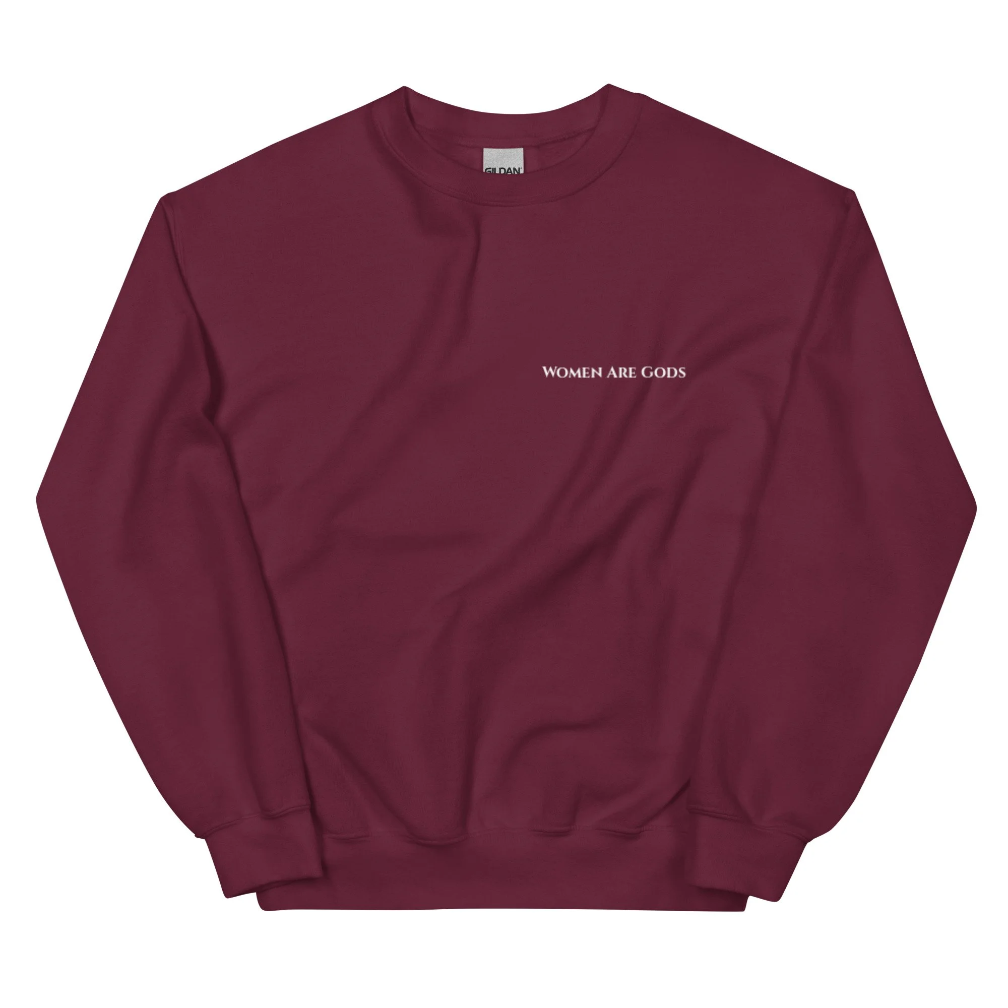 unisex-crew-neck-sweatshirt-maroon-front-685b232043a10.jpg