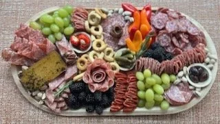 Cured Meat Board, Extra Large, serves 12 - 15 people