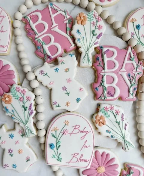 baby in bloom custom cookies.jpg