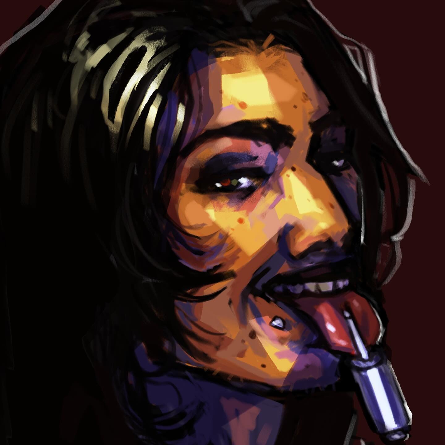 Some of the individual assets from my little sci fi magazine&hellip;blake rozena is a very obvious intentional trent reznor analogue, since the way he talks about electronic synthesis and his interviews in the 90s were major inspirations for that pro