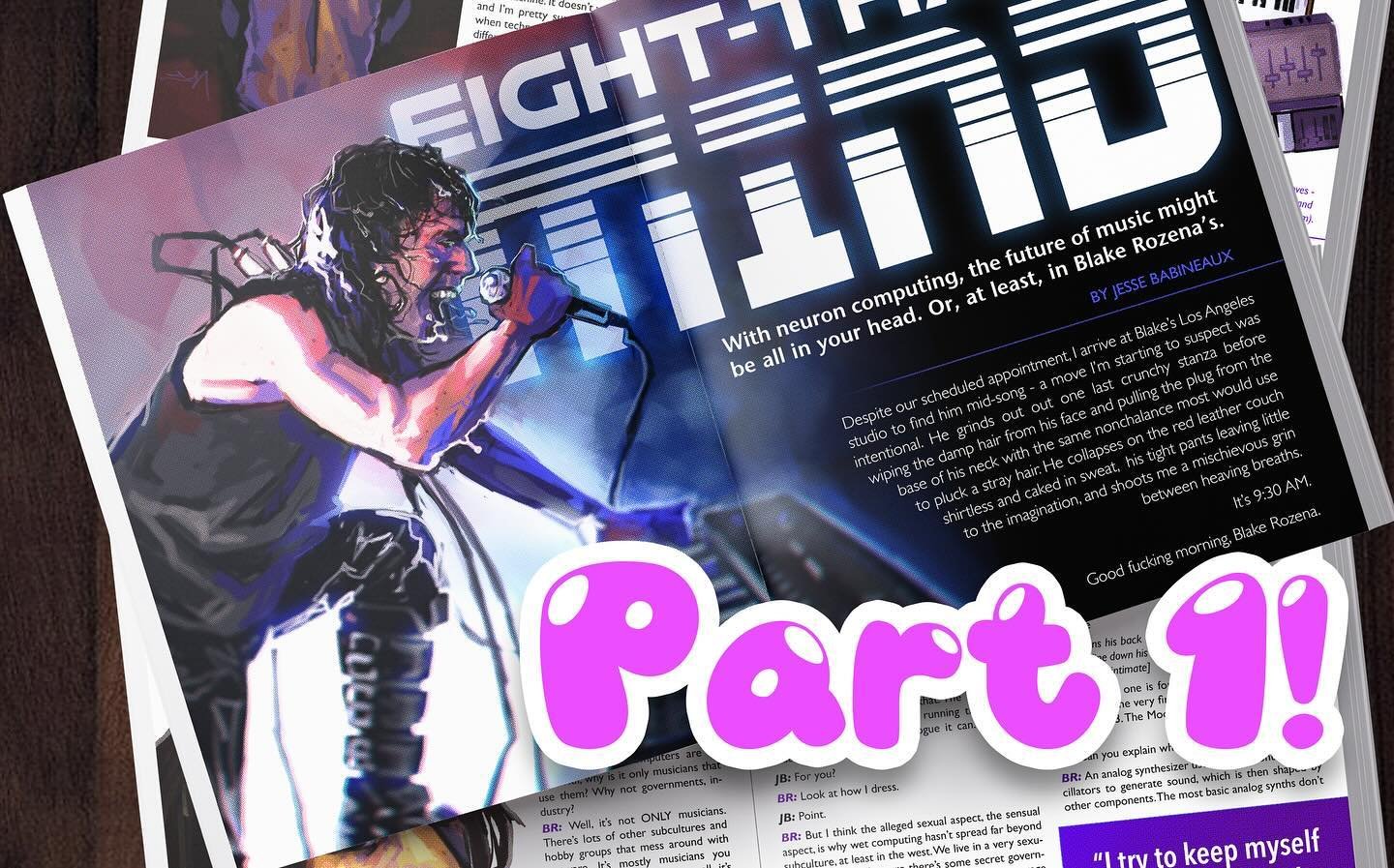My niche little passion project, a 1994 music magazine from a world where the microchip was never invented, replaced by neuron computers pioneered for electronic music

I already posted this in full on some of my other socials, but struggled to think