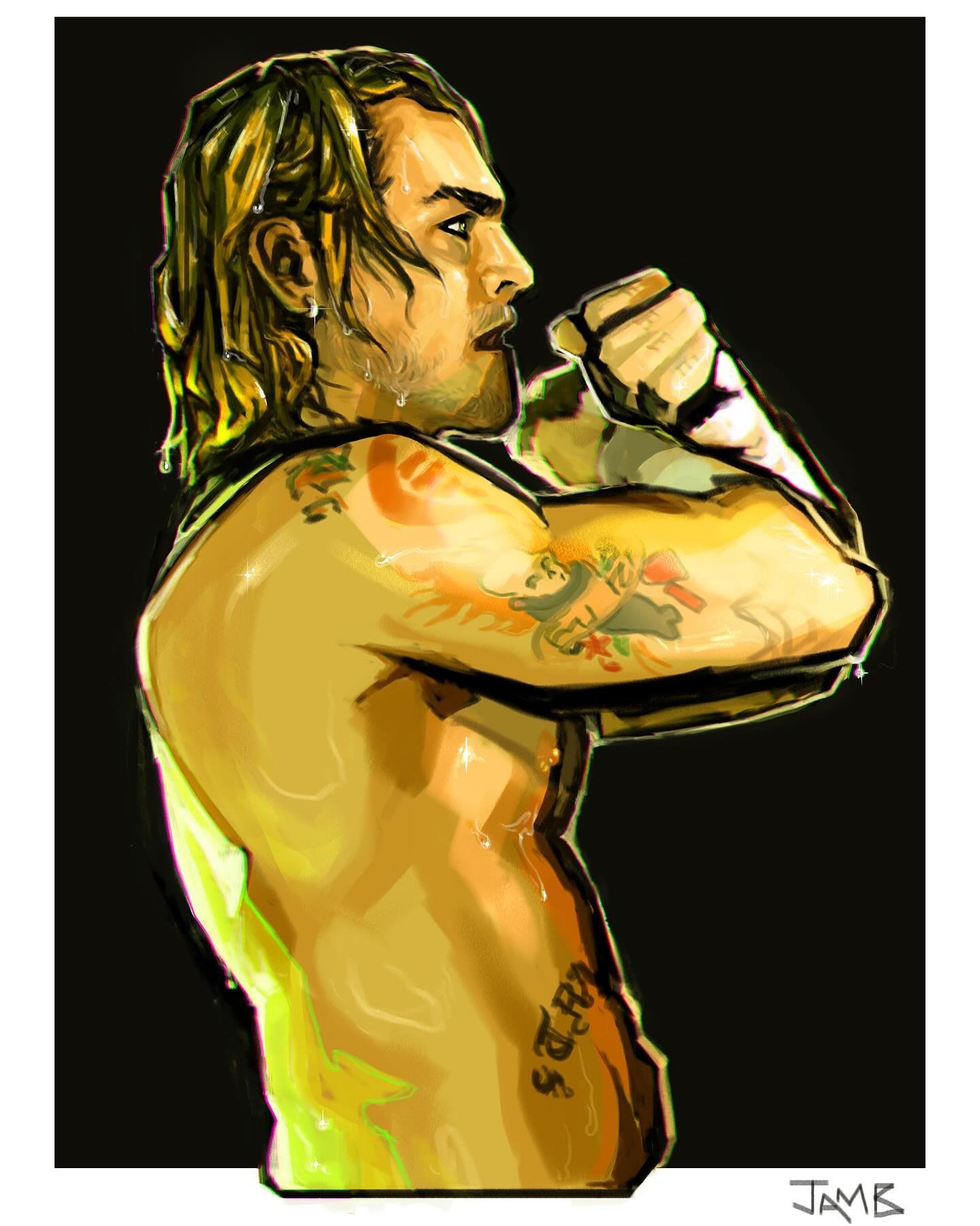 men will be like is anyone going to draw sweaty shiny ROH era cm punk and not wait for an answer 

#cmpunk #prowrestling #wrestling #wwe #ringofhonor #wrestlingfanart #wrestlingart #roh