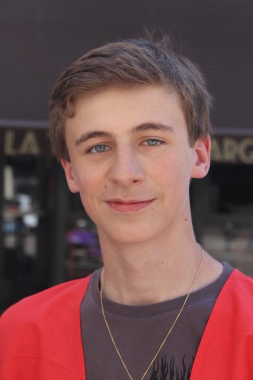 Alvaro, 16 years old, from Spain, volunteers to help collect money/donations for the government. His favorite part about living in Madrid is getting to see all of the beautiful buildings and views.