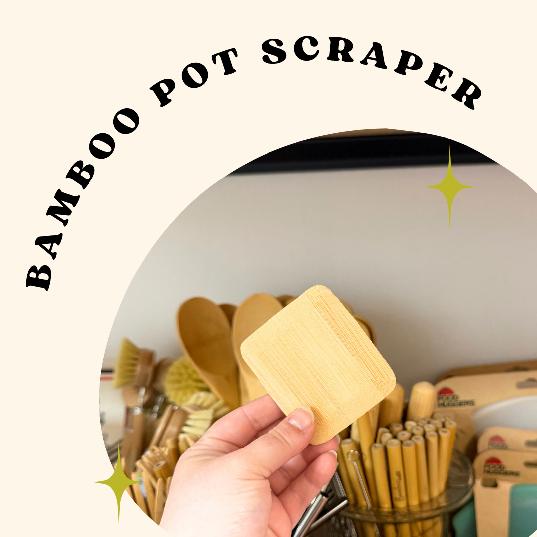 Bamboo Pot Scraper