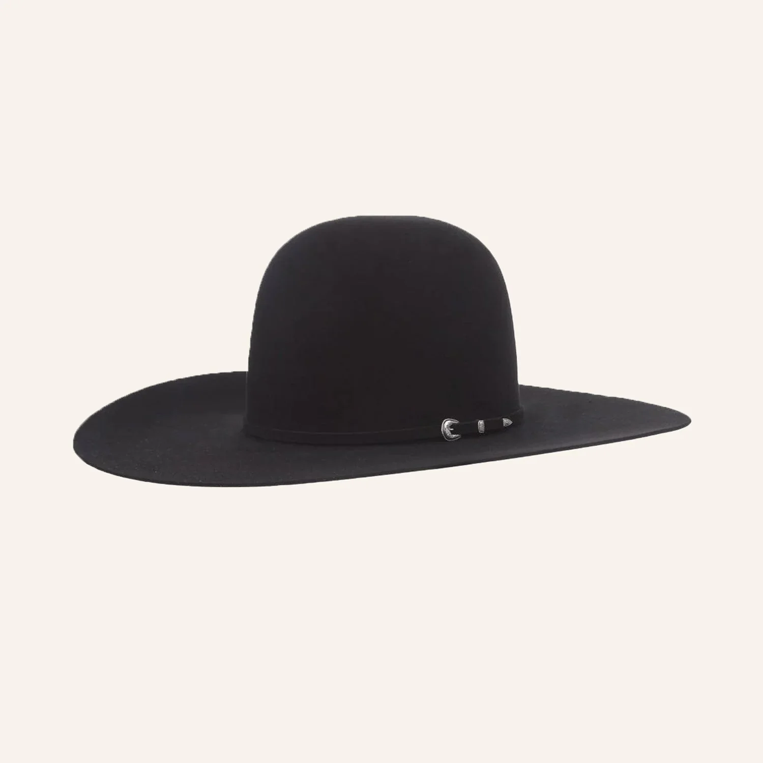 Rodeo Boy 7X | Open Crown Hat | Black