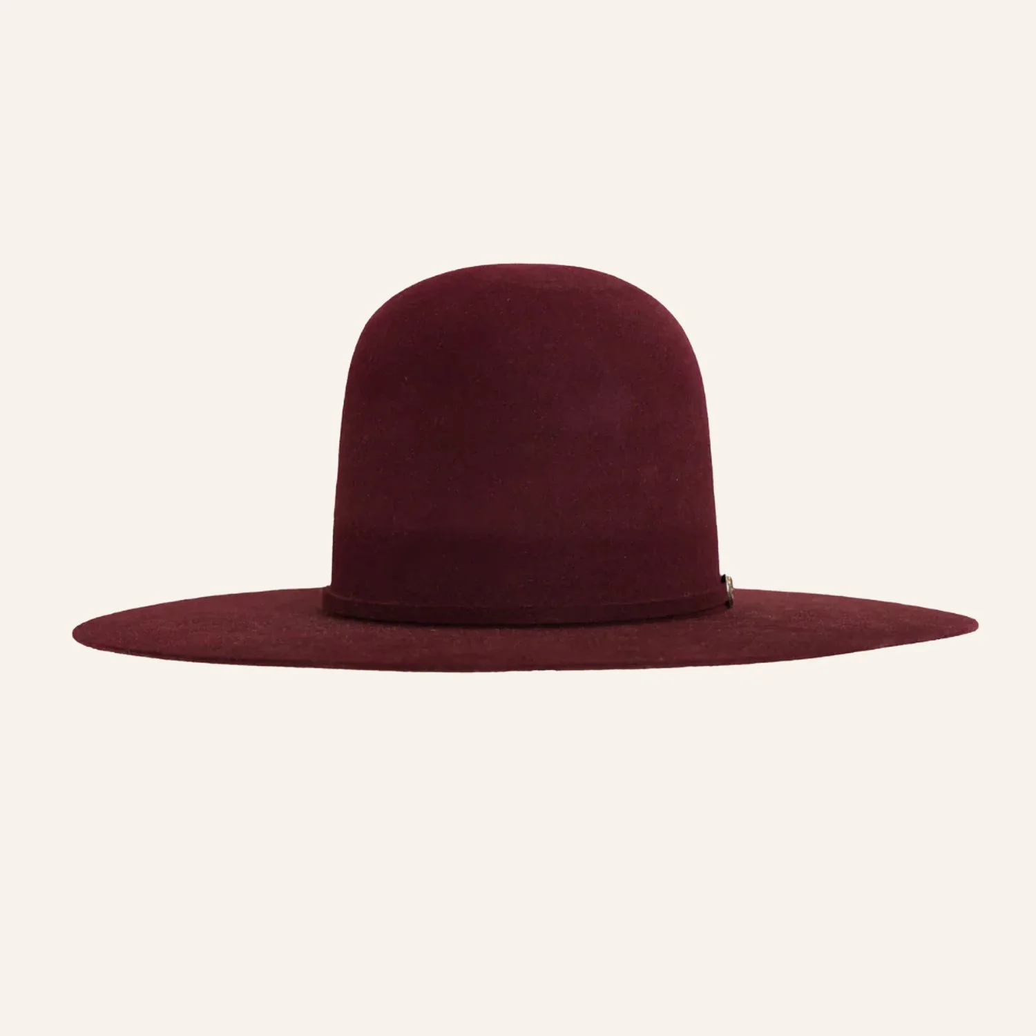 Rodeo Boy 7X | Open Crown Hat | Merlot