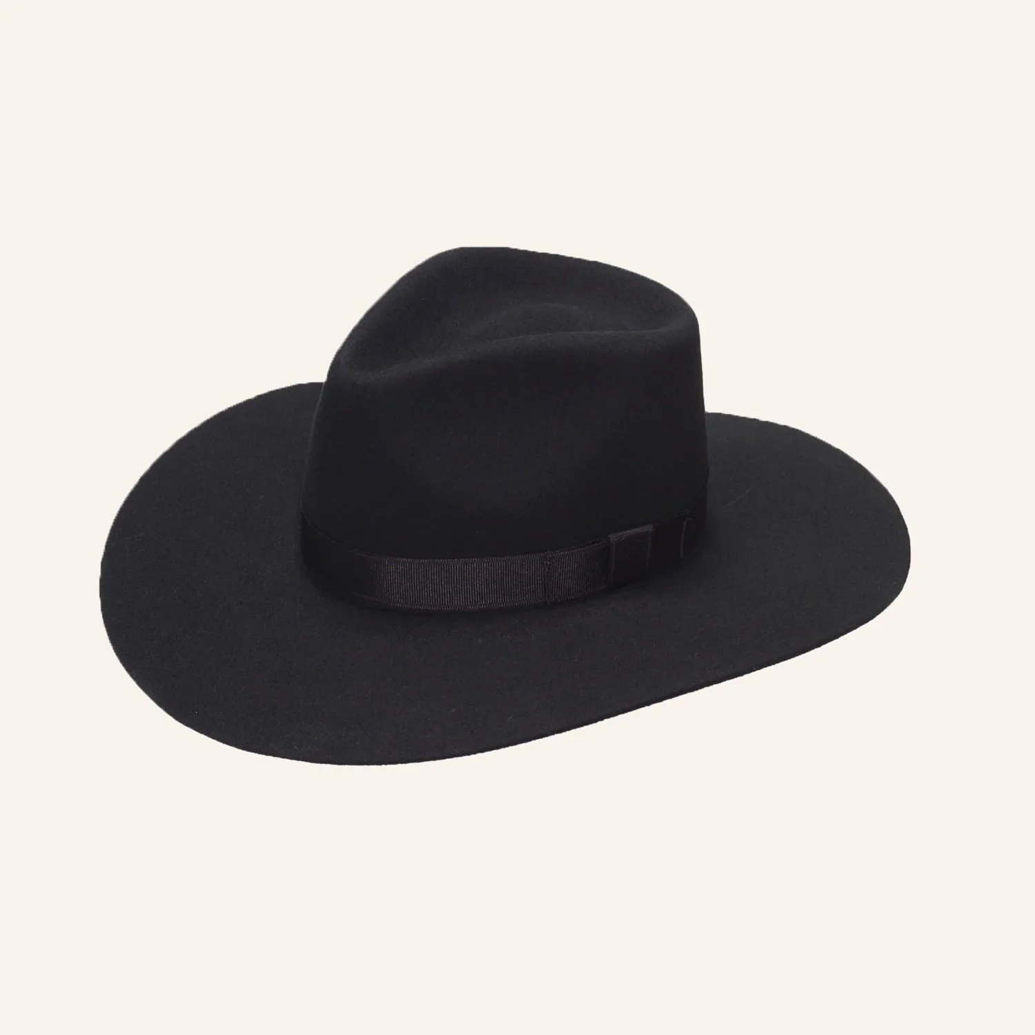 Pinch Front Western Hat | Black