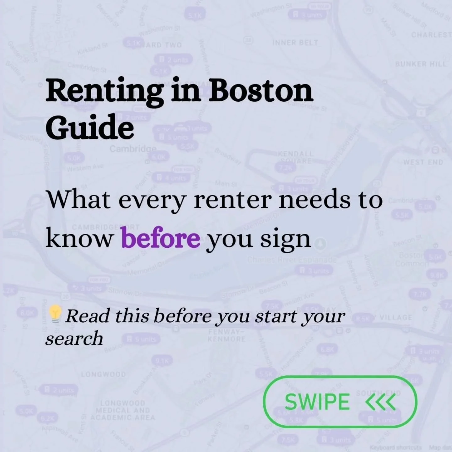 POV: You tried to "wing it" in the Boston rental market.🚩

Listings vanish in hours. Prices jump overnight. The unspoken rules.

Listen, if you wing it, you will overpay - or miss out entirely.

Read this guide before you start your search