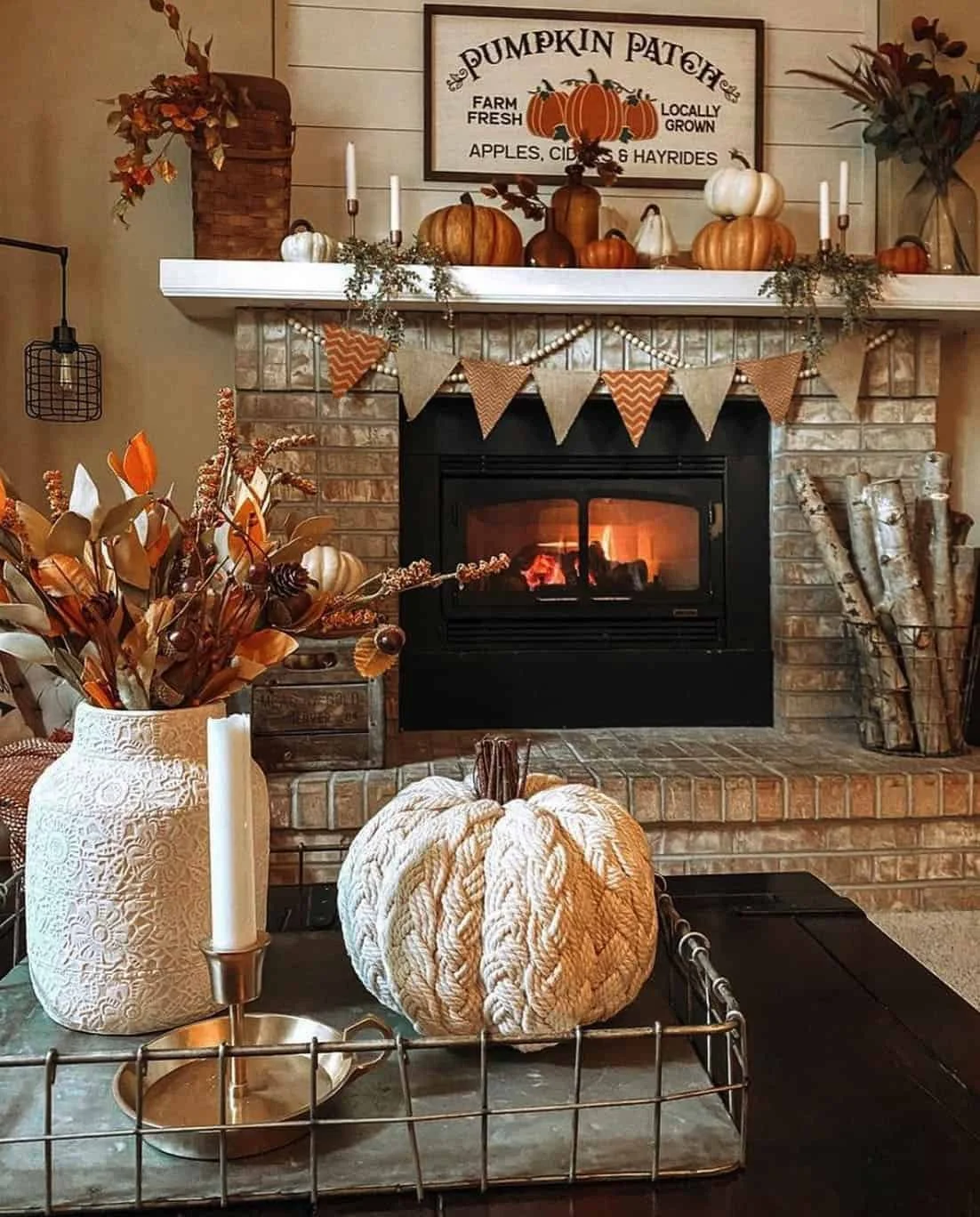Fall interior decorations