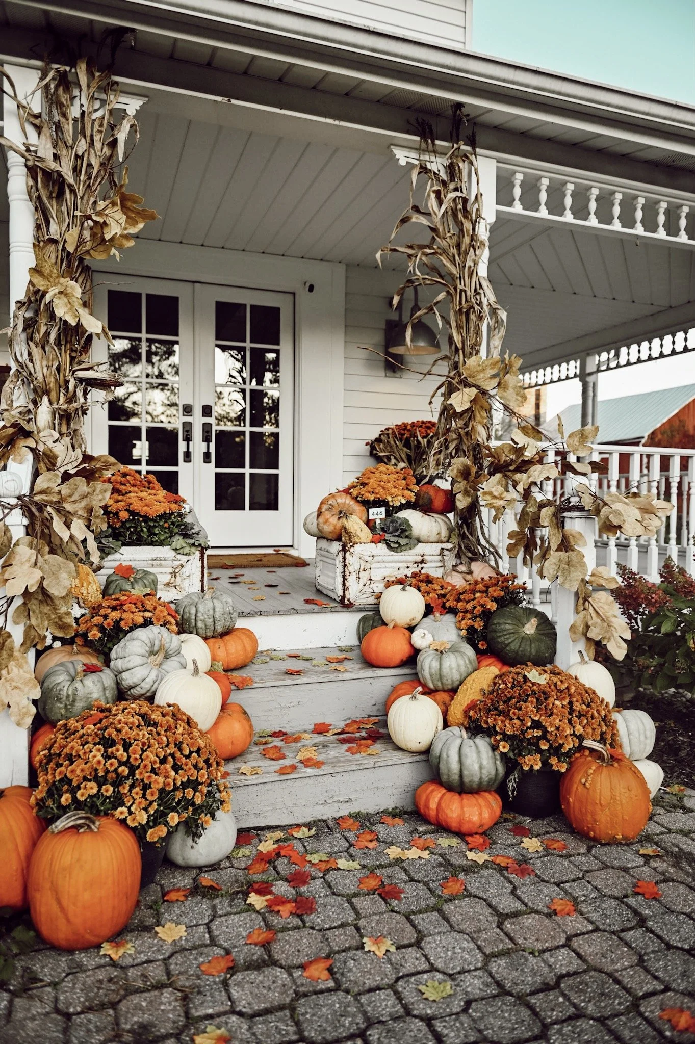 Fall porch decor