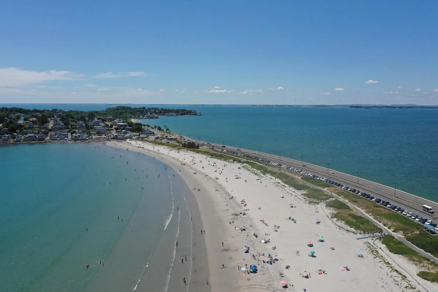Aerial View of the Beach