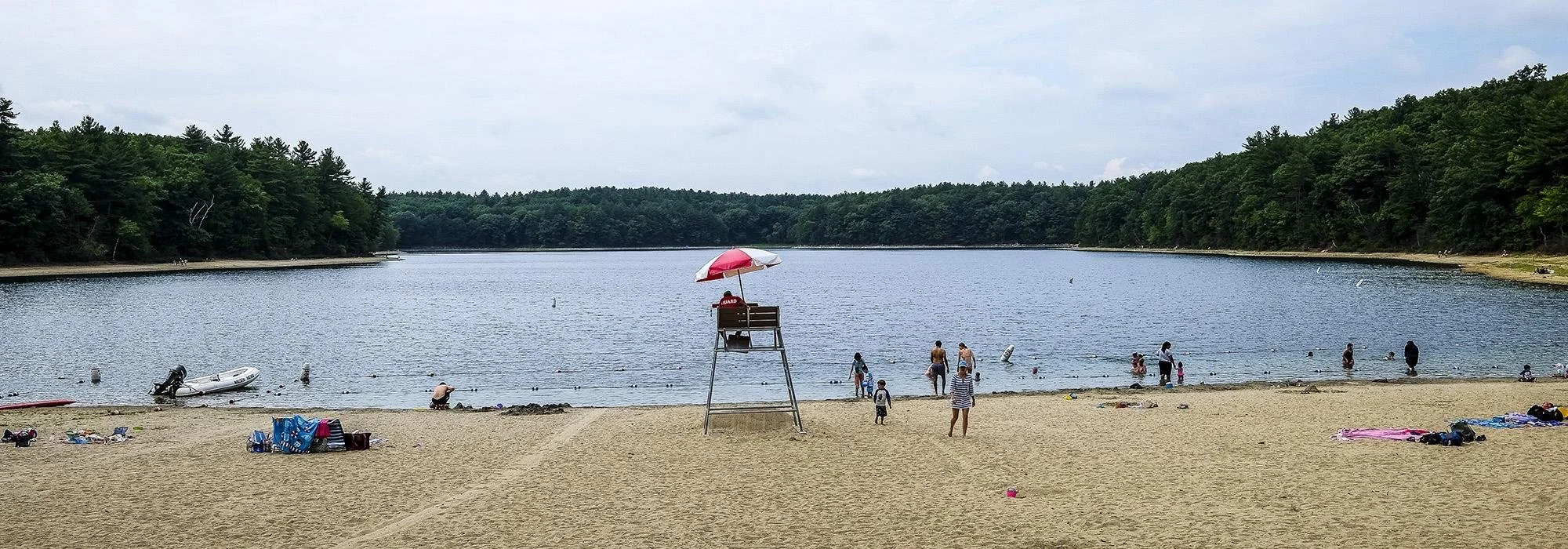 Family time at the beach