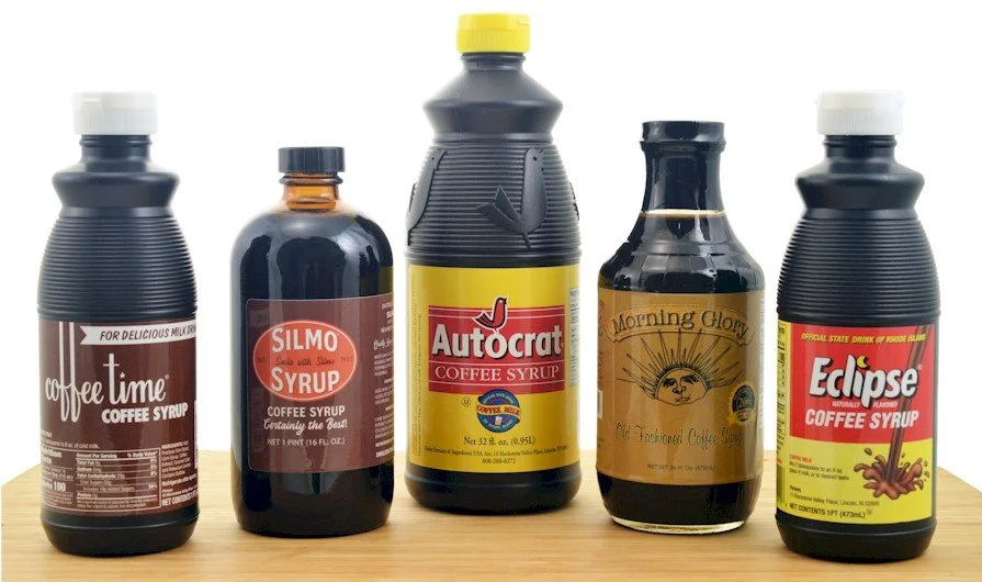 Coffee syrup options