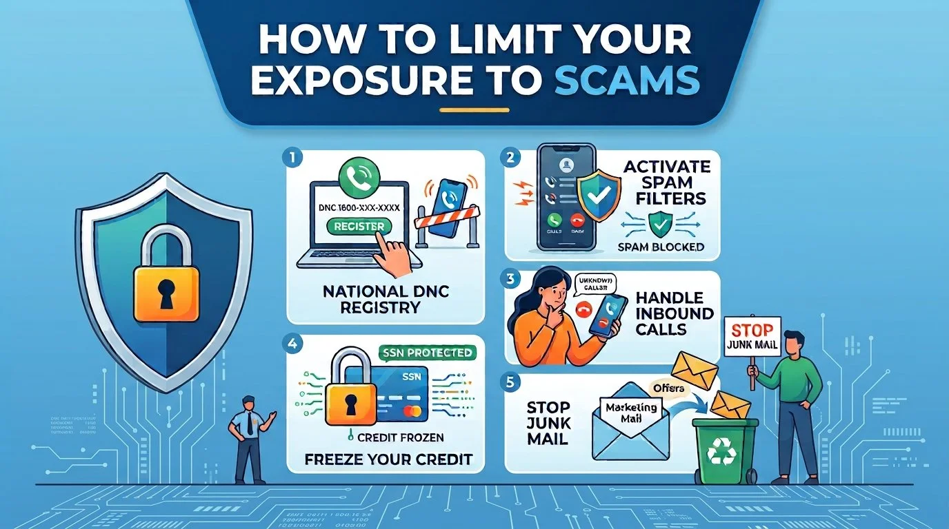 How to limit your exposure to scams