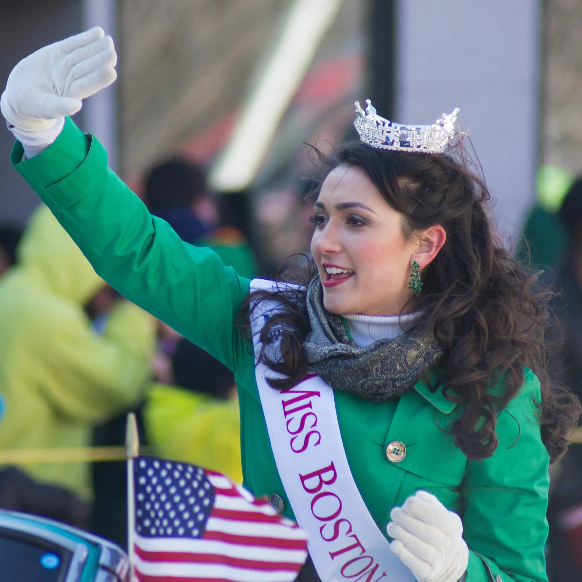 Miss Boston at the St Patrick's Day Parade