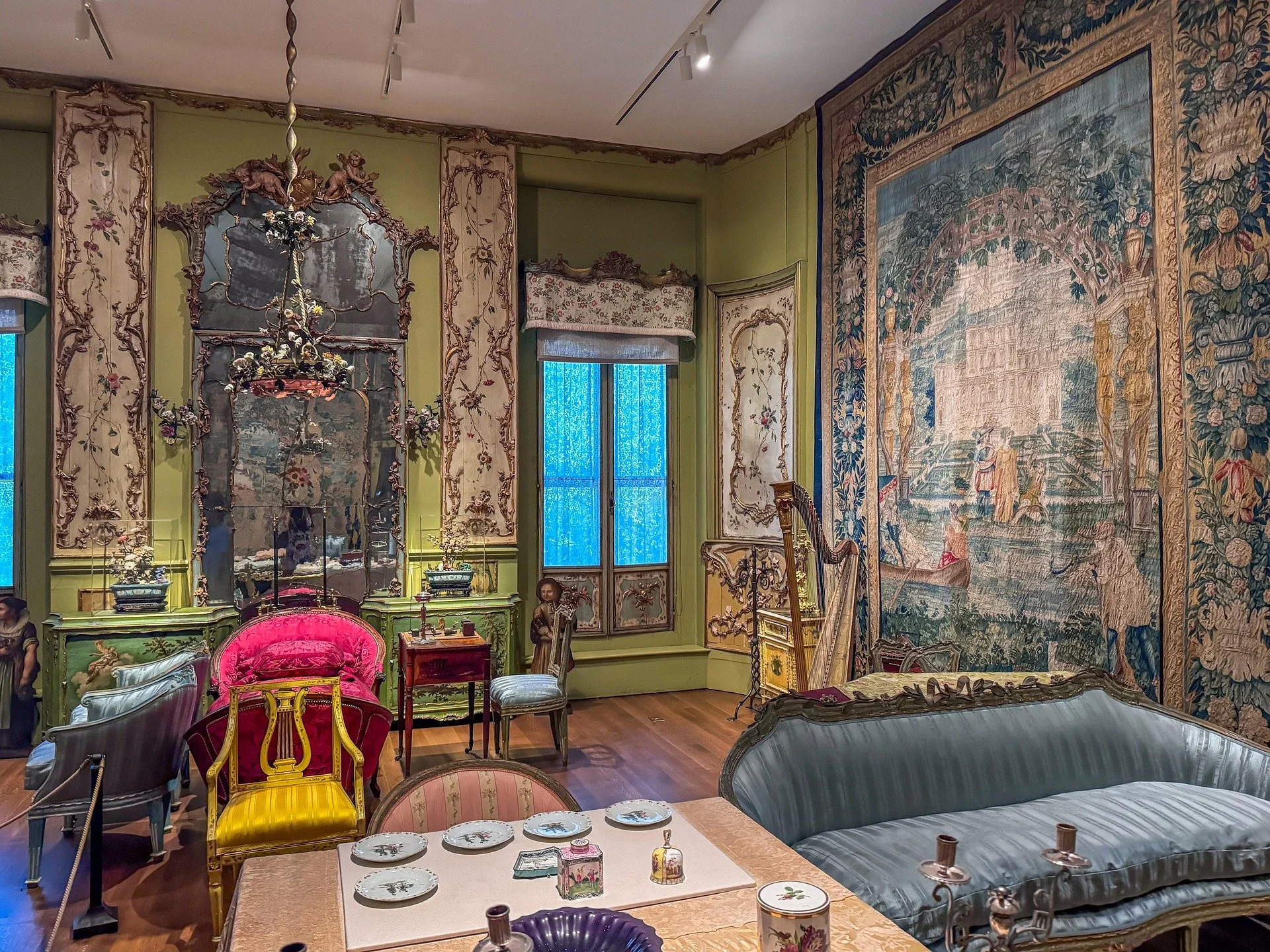 Inside the Isabella Stewart Gardner Museum in Boston, Massachusetts.