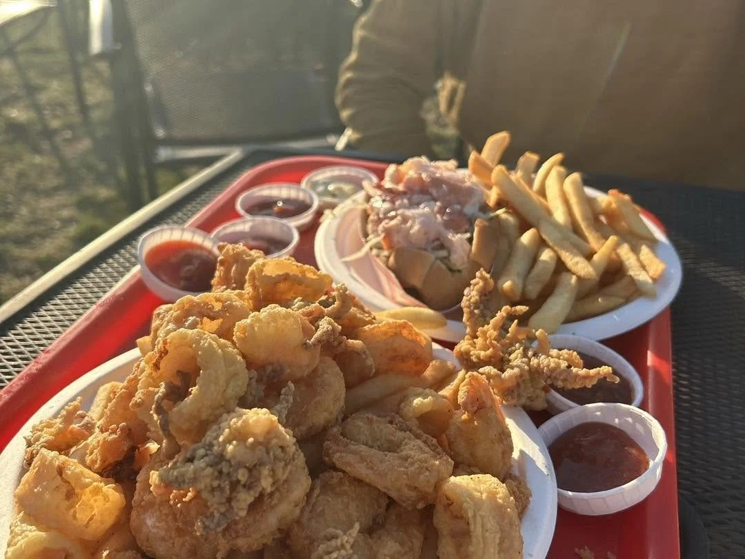 Food from The Lobster Pool located in Rockport, Massachusetts