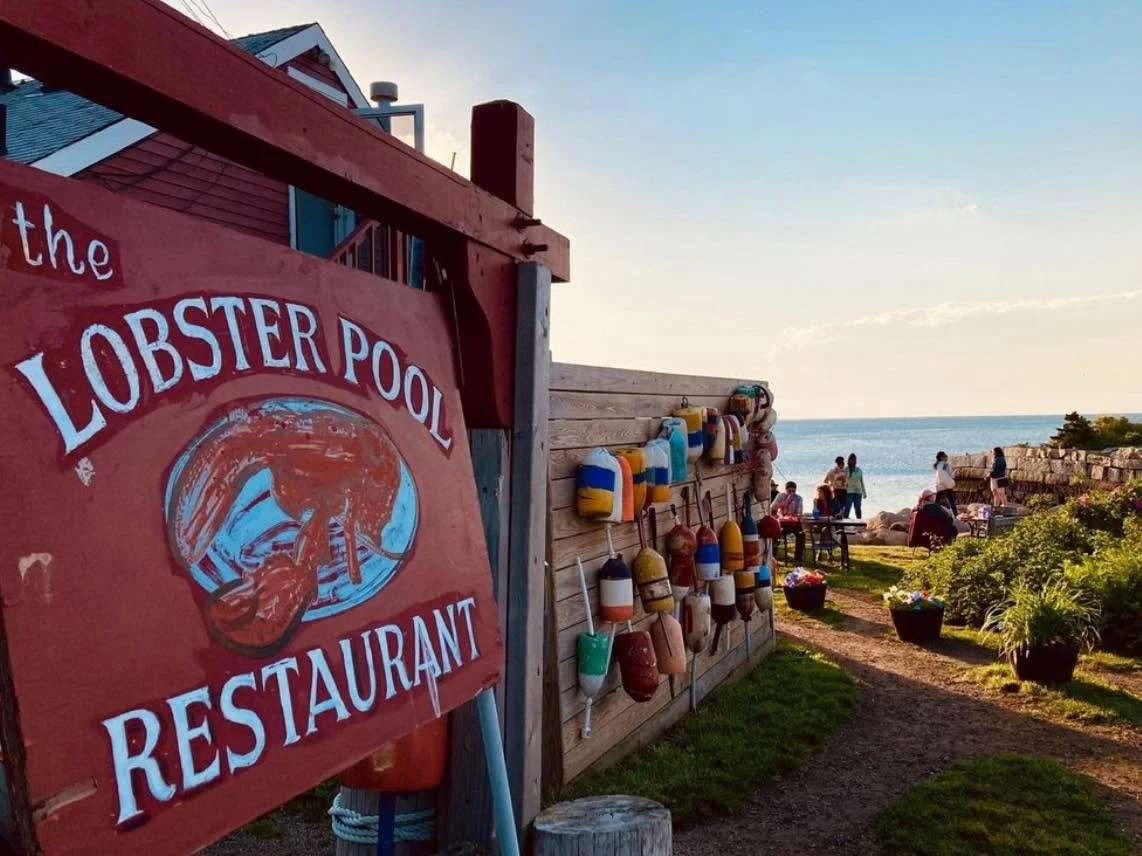 The Lobster Pool is a seasonal waterfront seafood restaurant located at 329 Granite St, Rockport, MA 01966