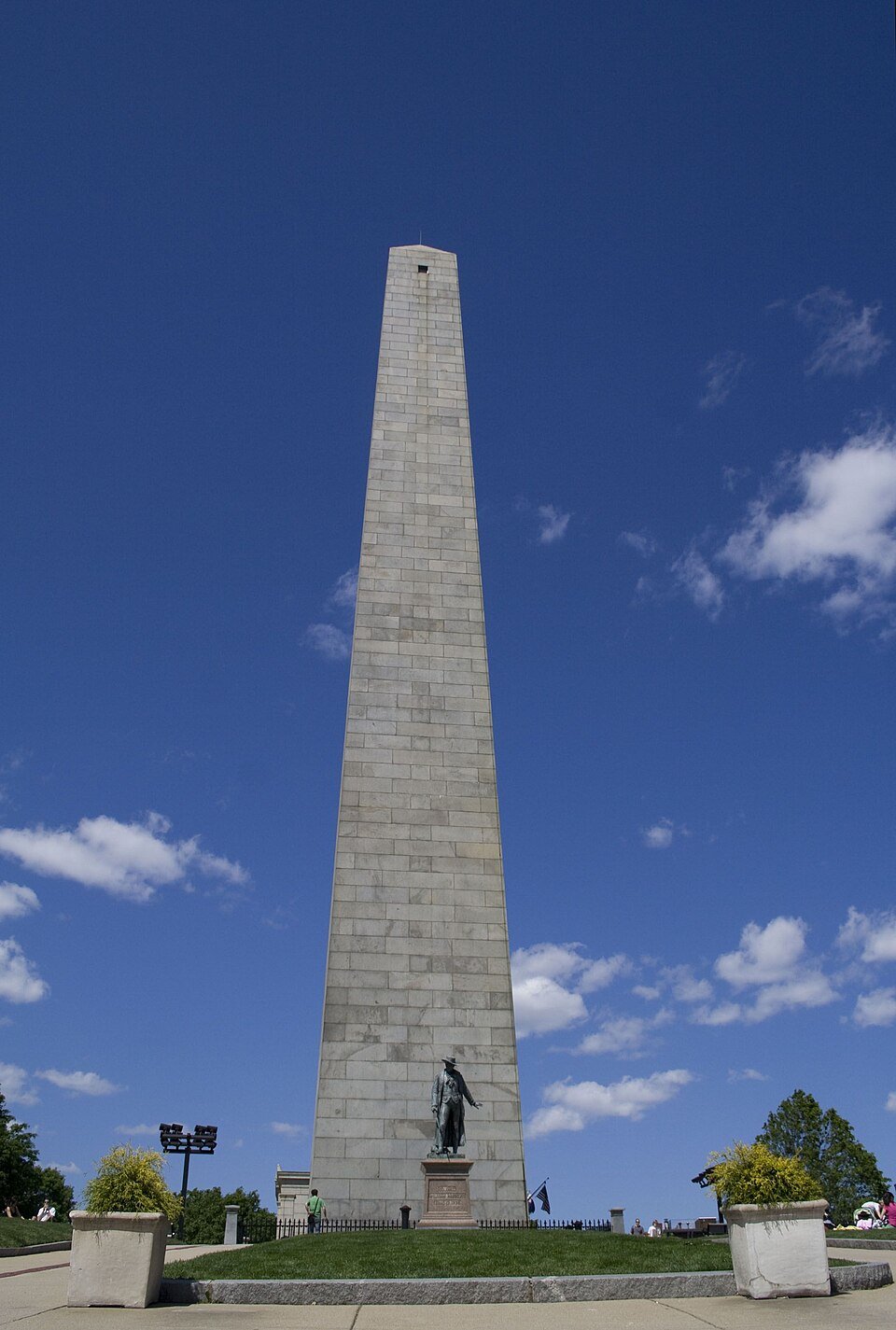 Bunker Hill Monument Rising Above Charlestown, Boston