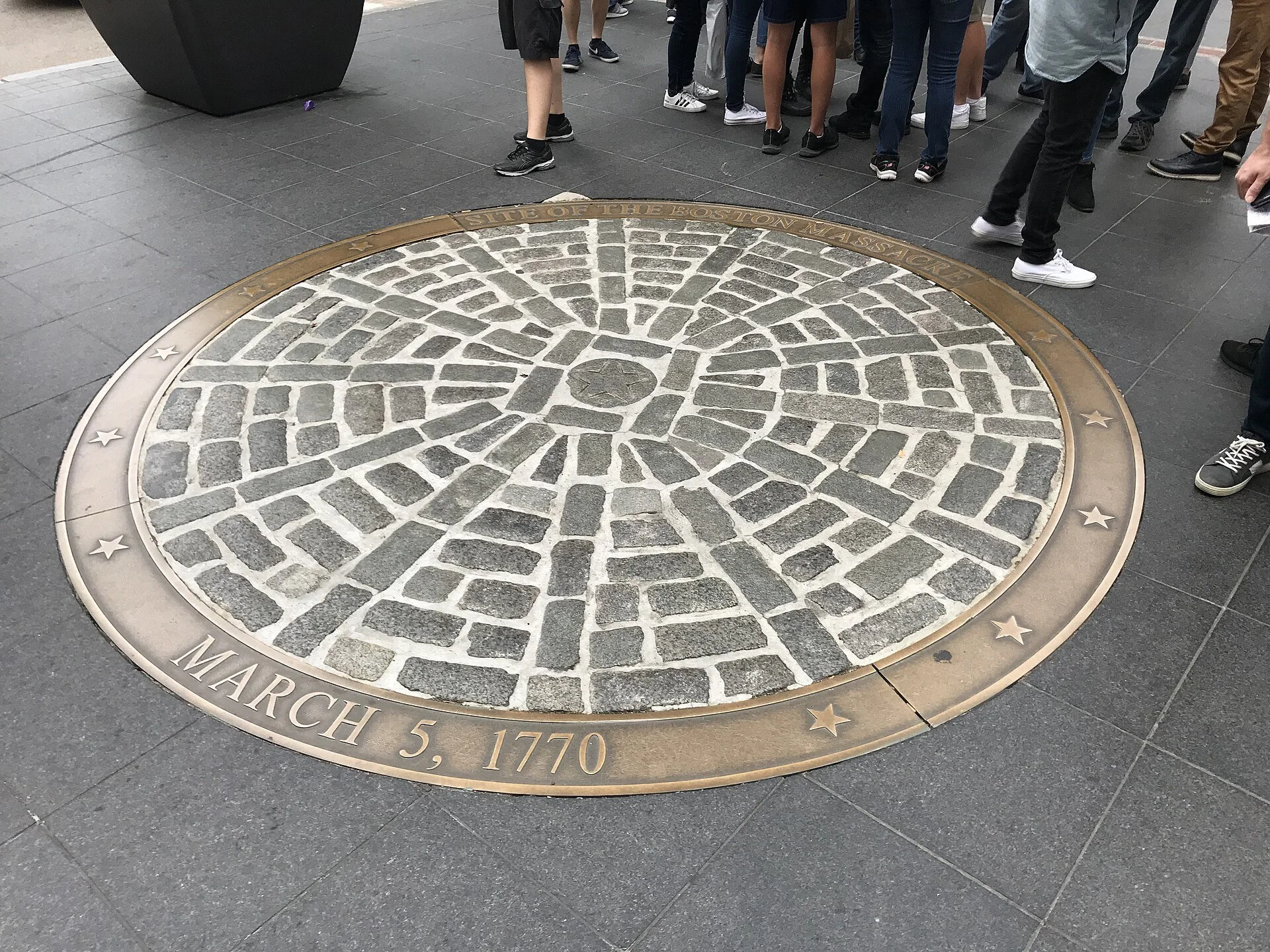 Boston Massacre Site in Downtown Boston