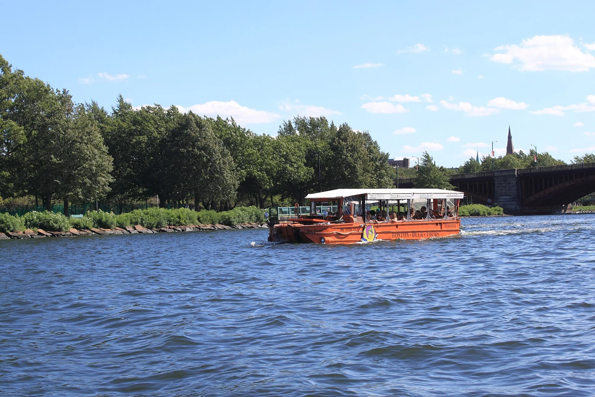 Boston Duck Boat Tour on the Charles River