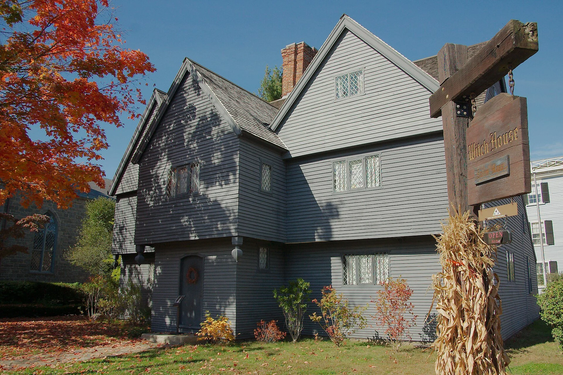 The Witch House in Salem, Massachusetts, in October