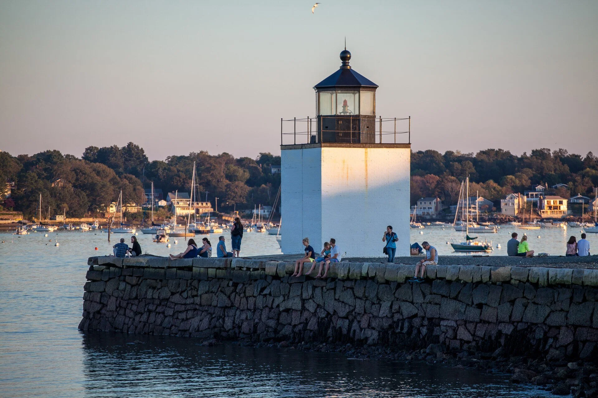 Derby Wharf Lighthouse in Salem, Massachusetts