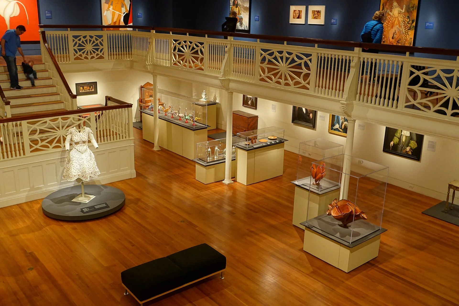 Interior View of the Peabody Essex Museum in Salem, Massachusetts